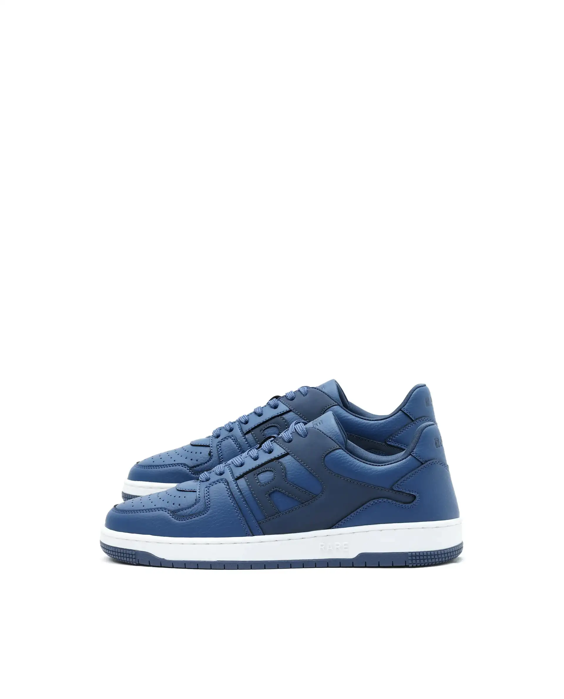 Rare Rabbit Men's Phantom Micro Fiber Navy Causal Sneaker - Image 6