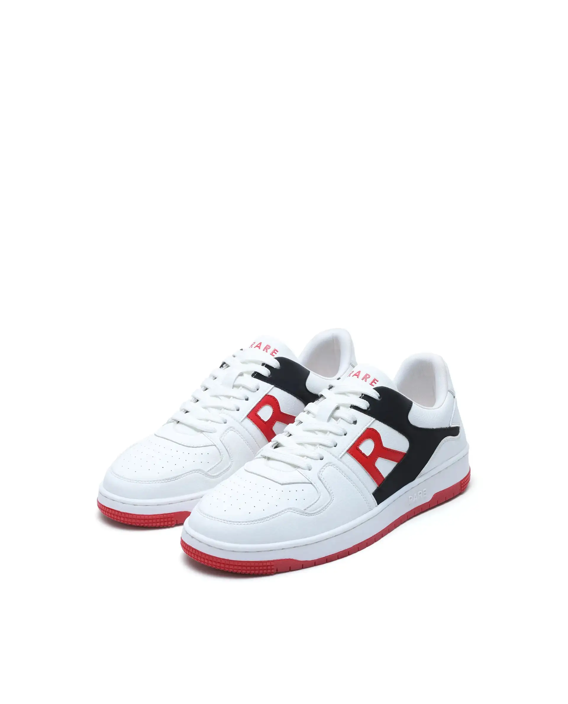 Rare Rabbit Men's Phantom Red Micro Fiber Navy Causal Sneaker - Image 3