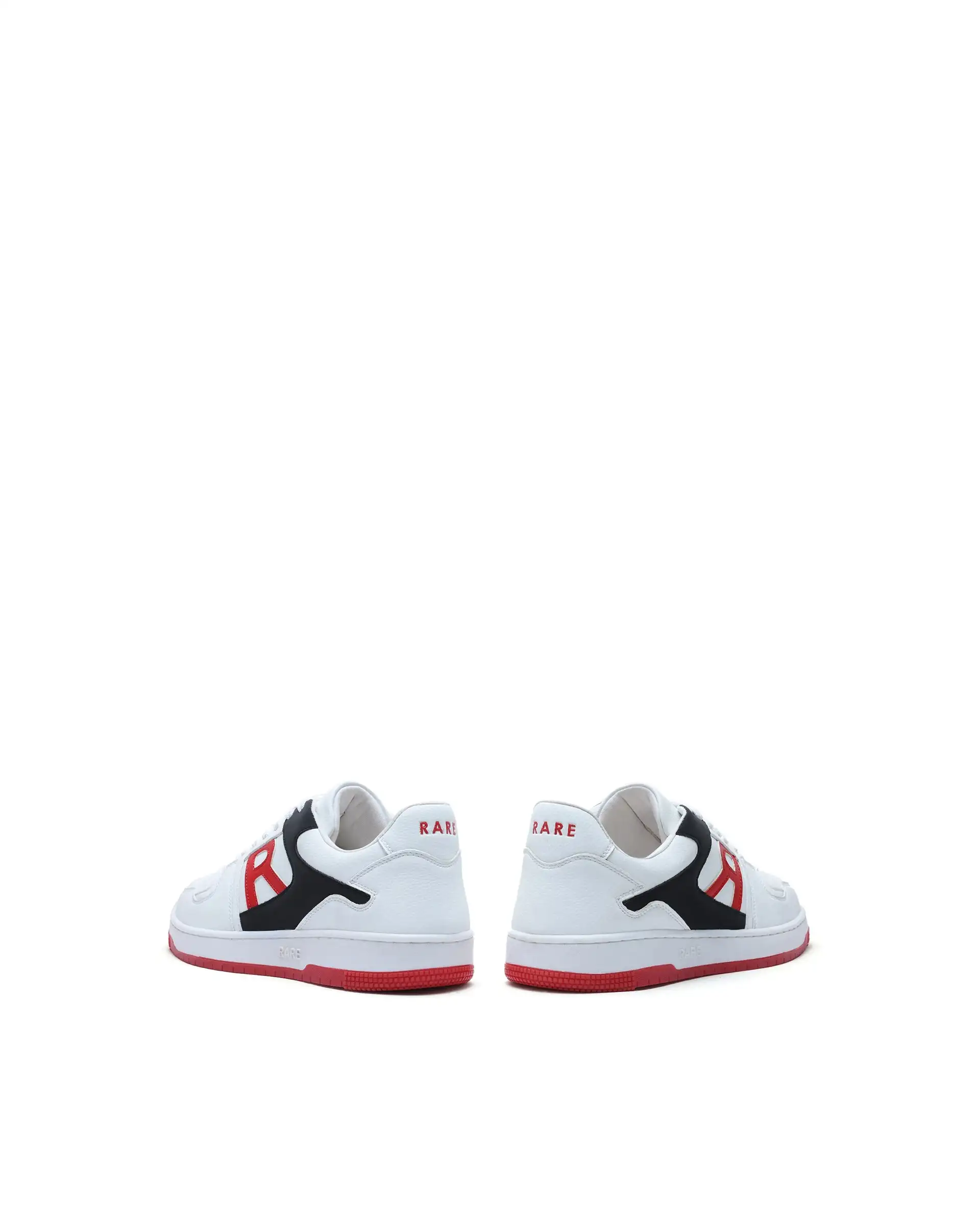 Rare Rabbit Men's Phantom Red Micro Fiber Navy Causal Sneaker - Image 4