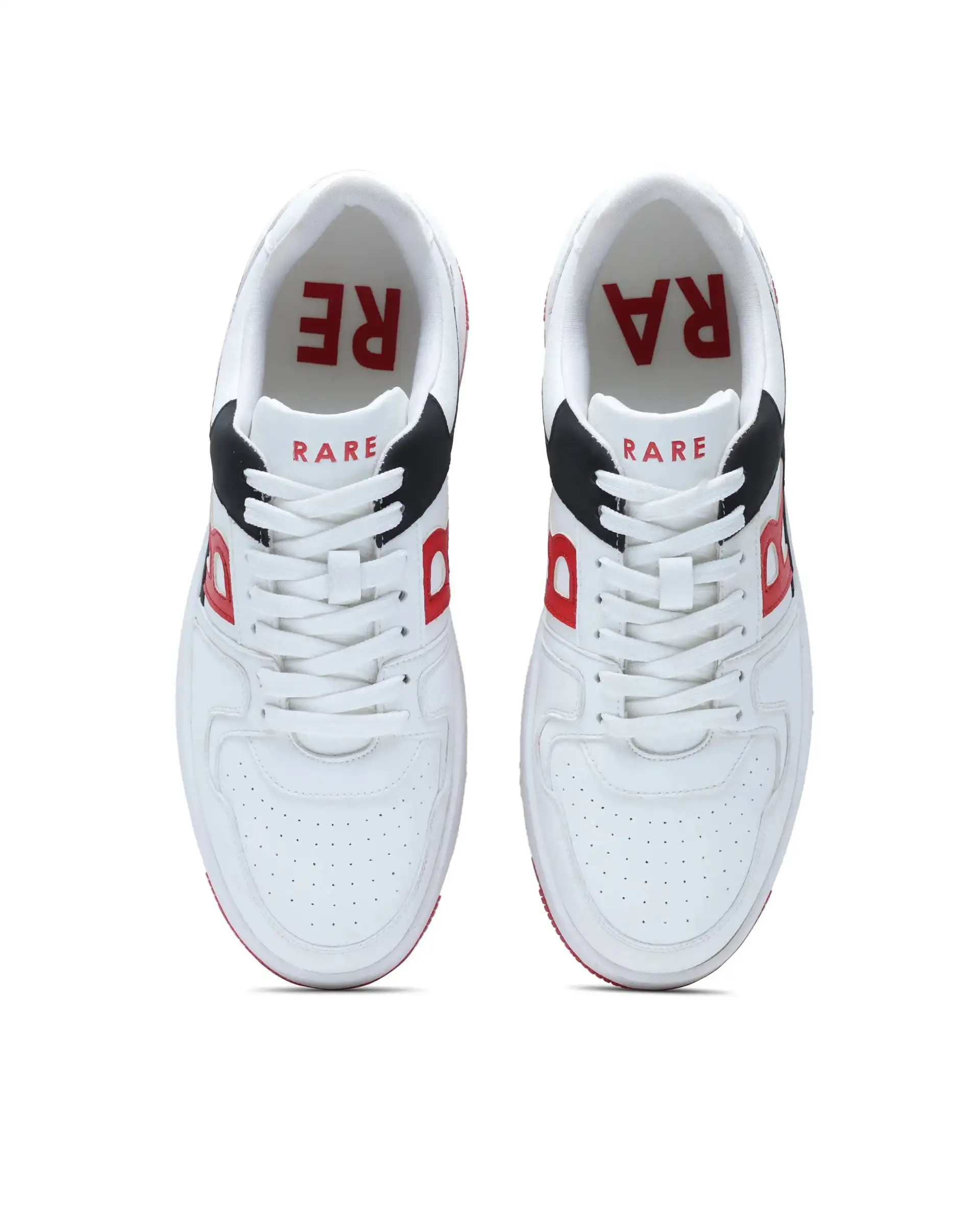 Rare Rabbit Men's Phantom Red Micro Fiber Navy Causal Sneaker - Image 6