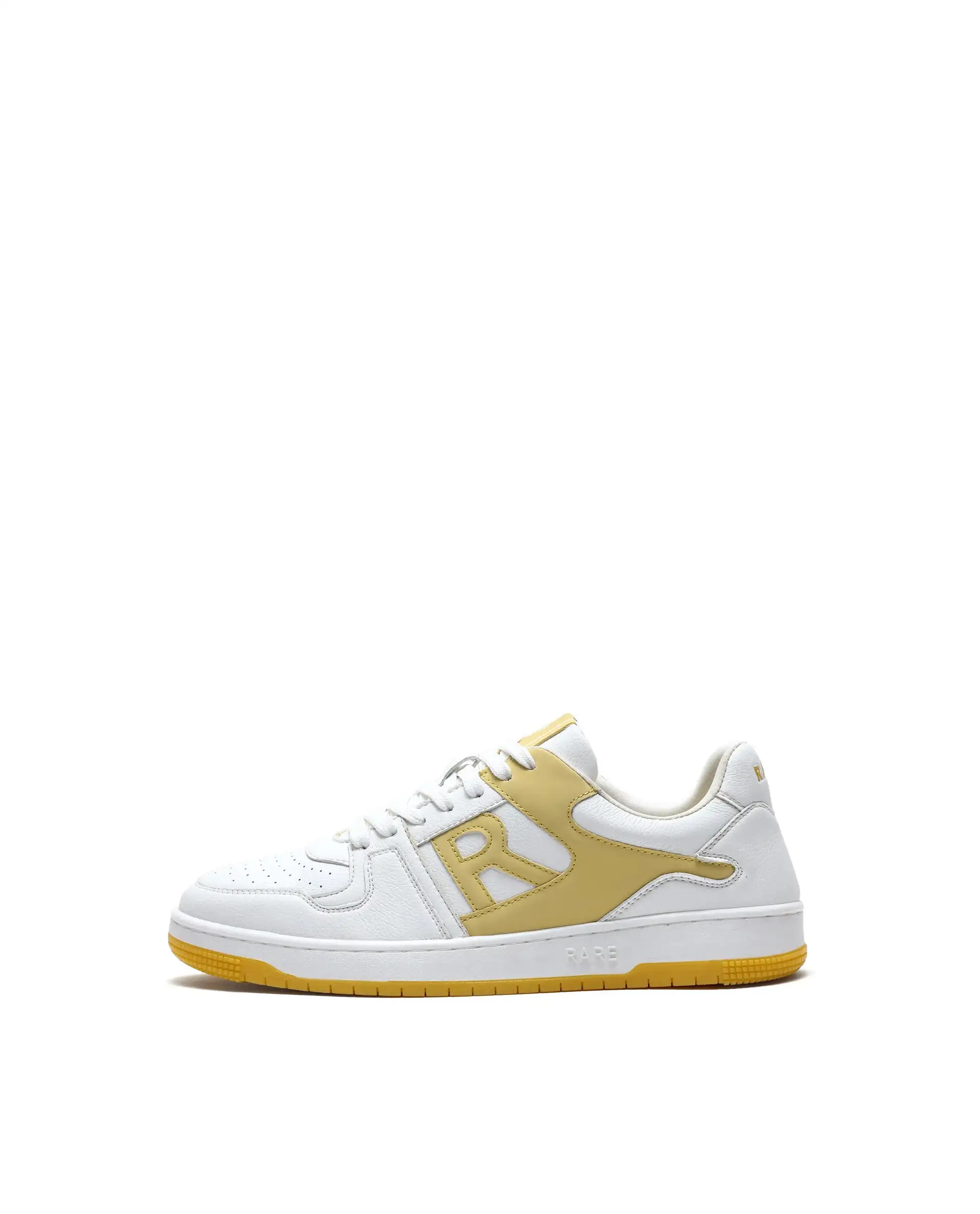 Rare Rabbit Men's Phantom Yellow Micro Fiber Navy Causal Sneaker - Image 9