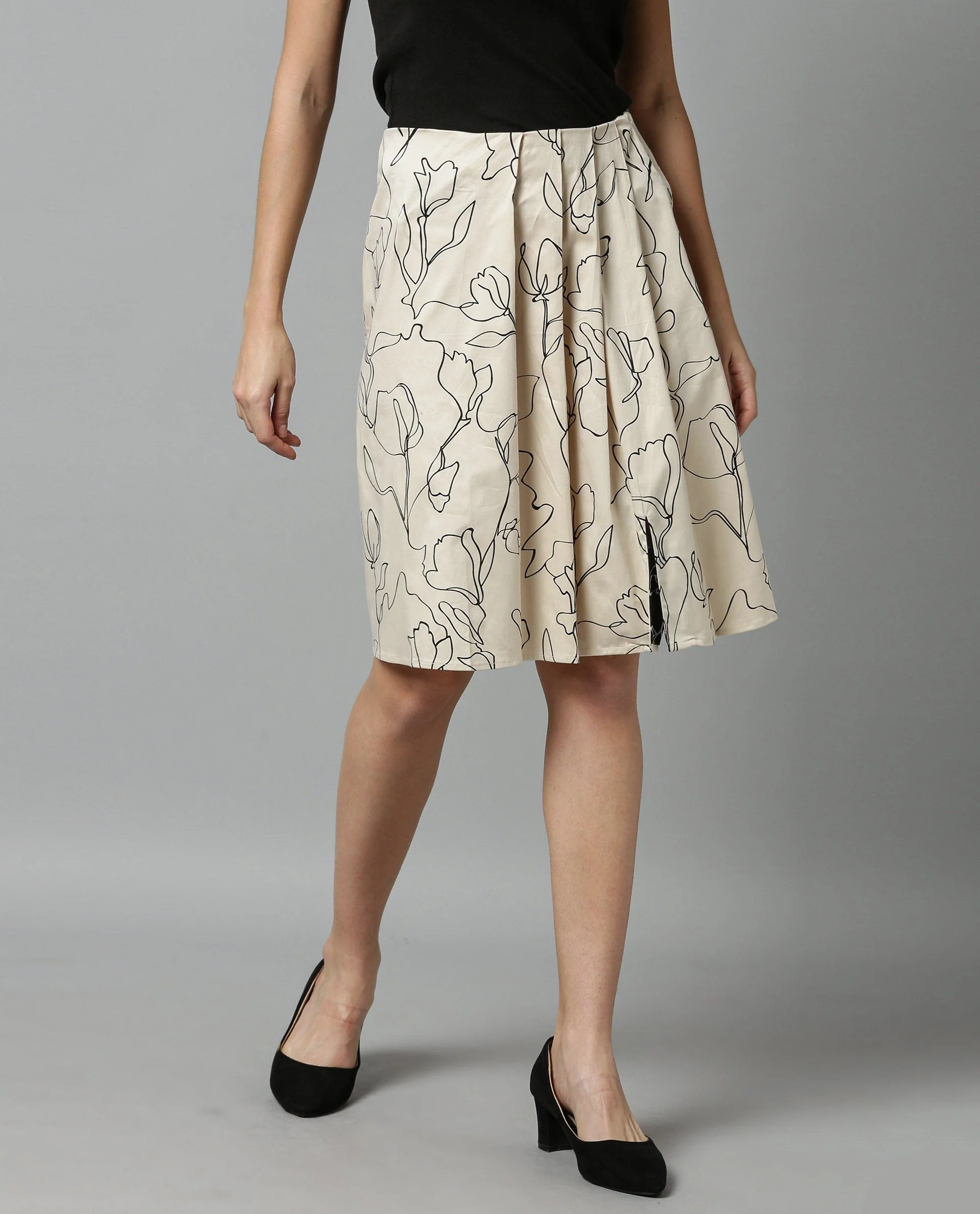 Rareism Women Pherb Offwhite Skirt - Image 2