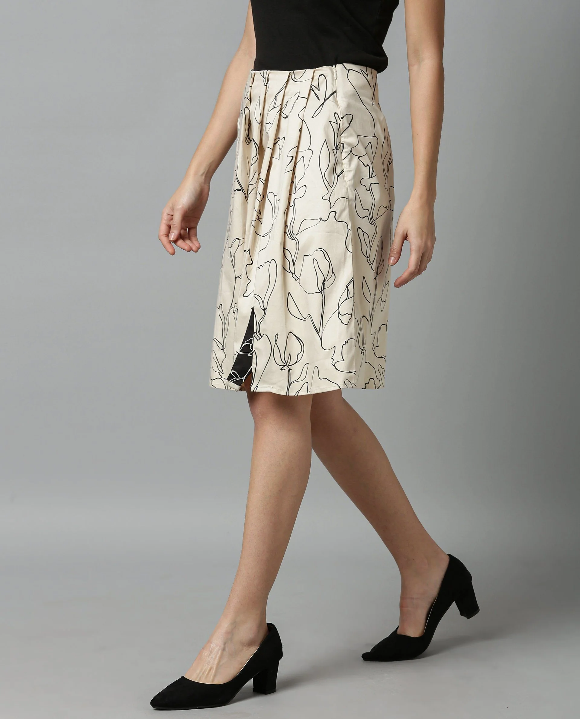 Rareism Women Pherb Offwhite Skirt - Image 4