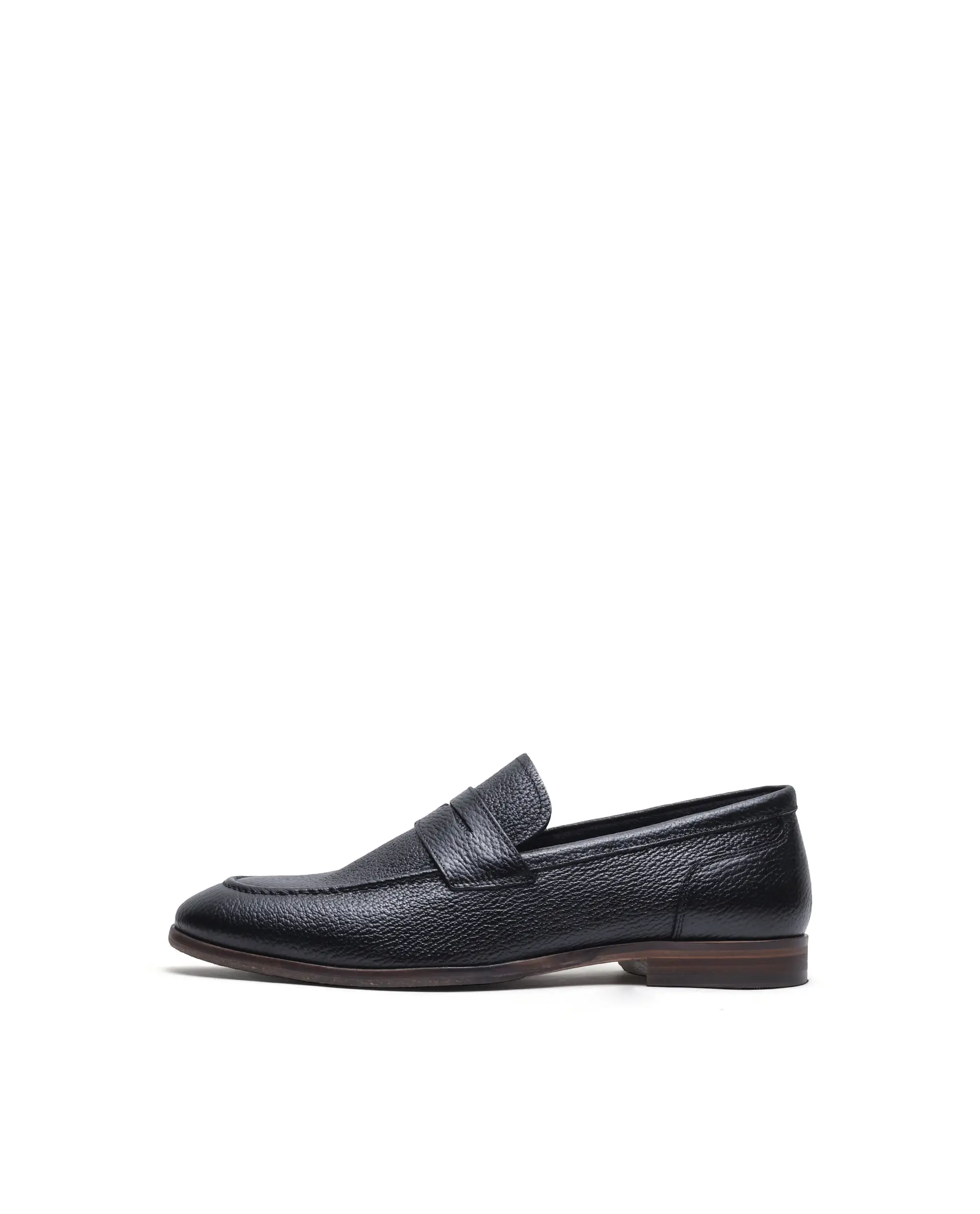 Rare Rabbit Men's Pinch Black Leather Mocassin - Image 3