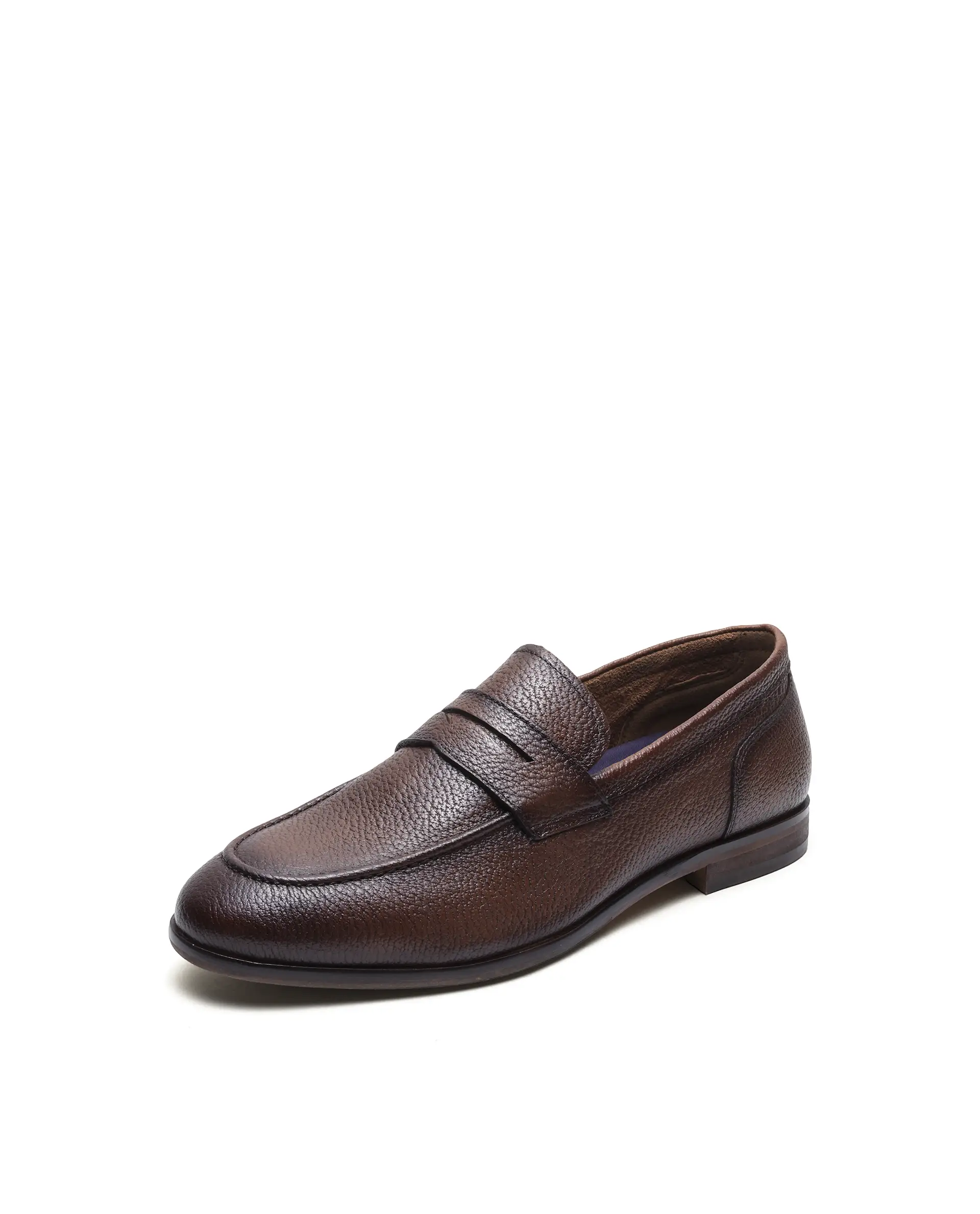 Rare Rabbit Men's Pinch Tan Leather Mocassin