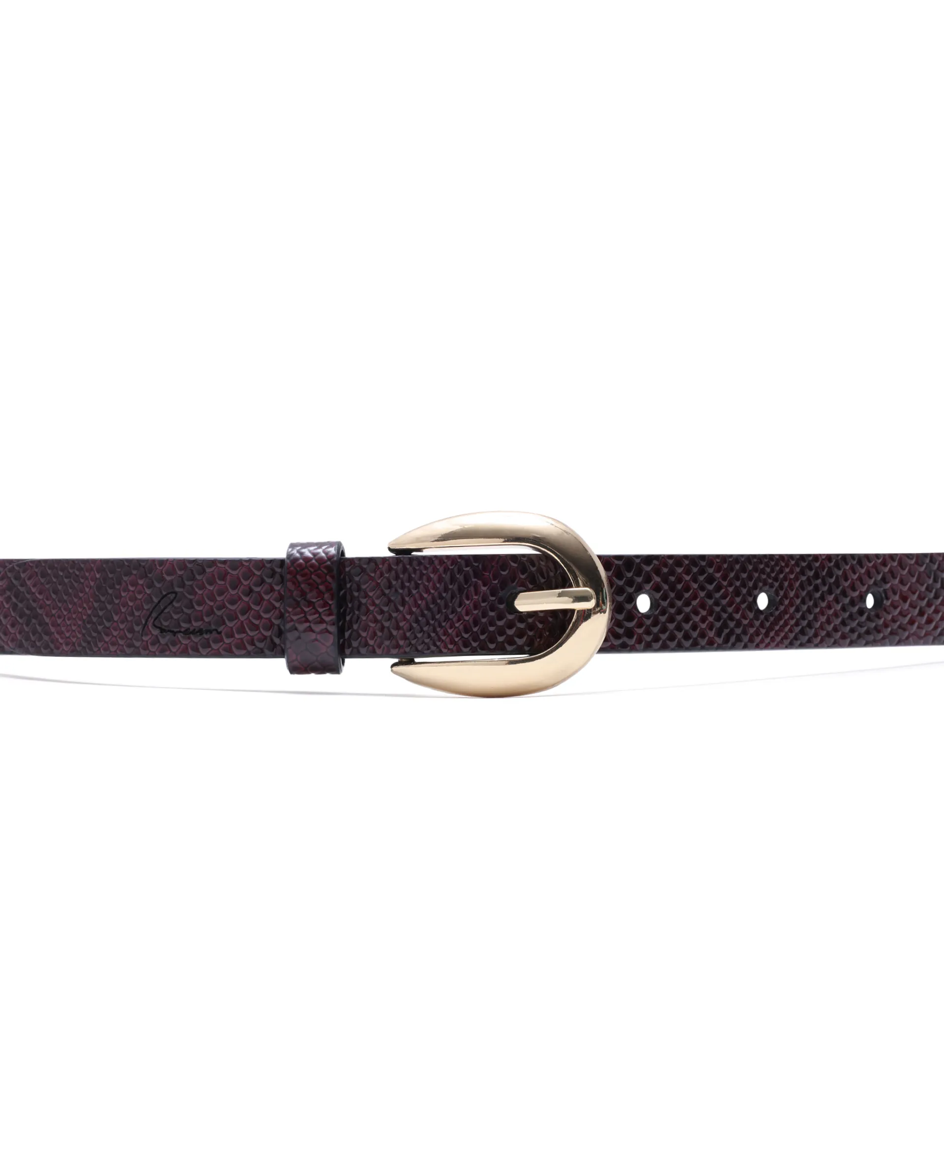 Rareism Women Pine Burgandy Belt - Image 11