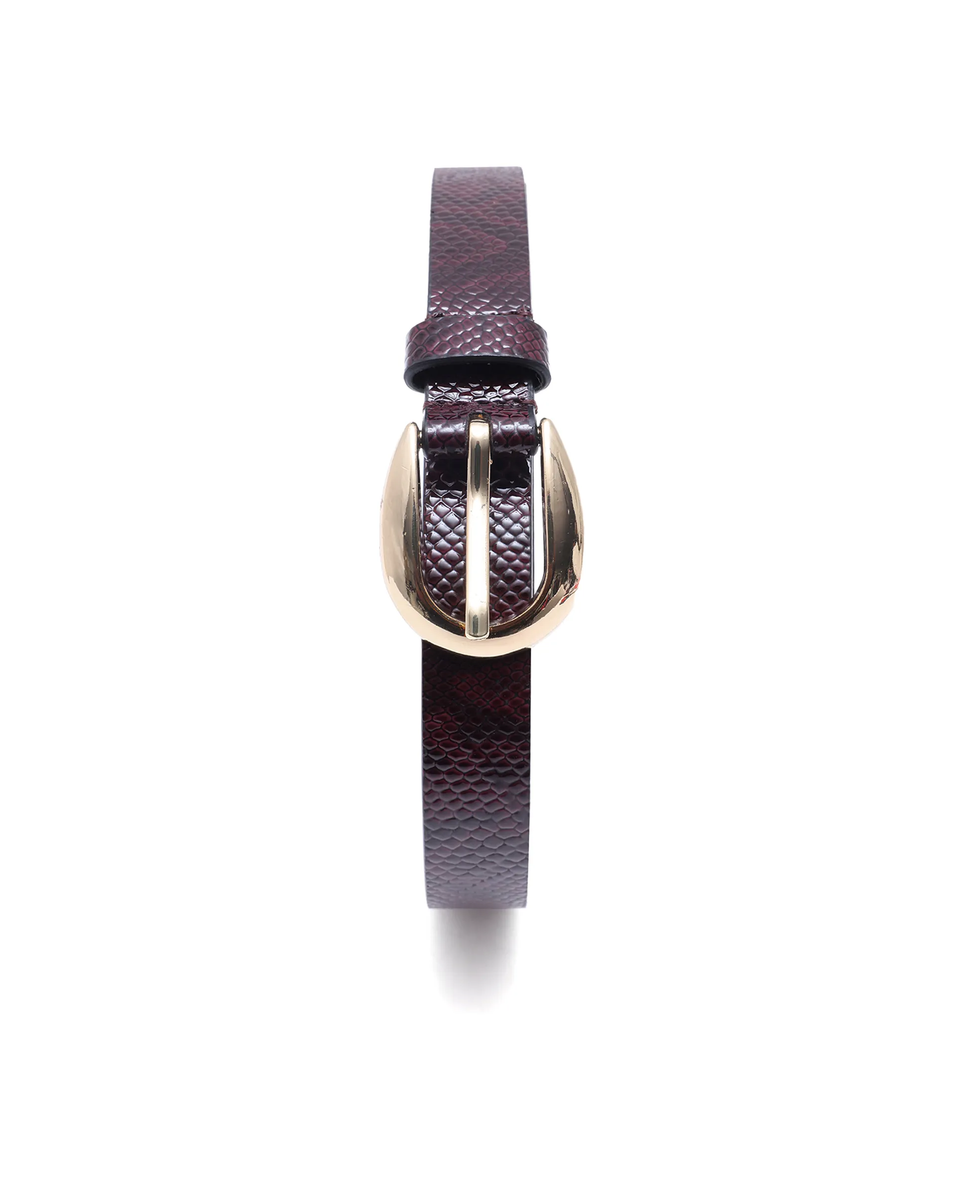 Rareism Women Pine Burgandy Belt - Image 5