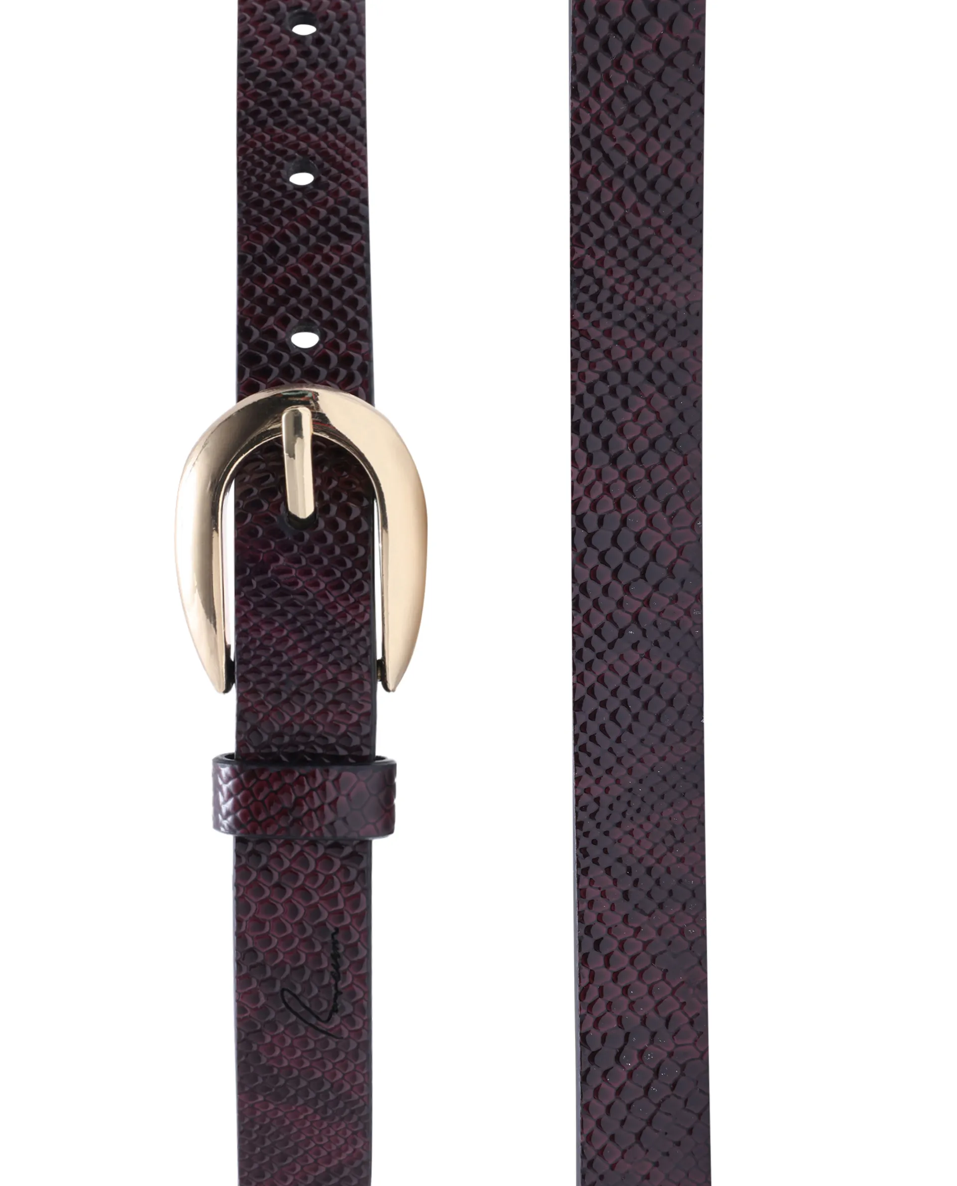 Rareism Women Pine Burgandy Belt - Image 6