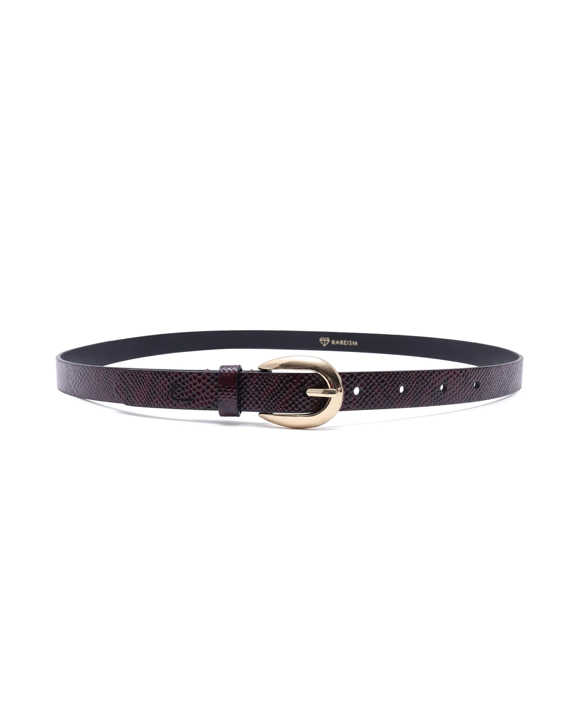 Rareism Women Pine Burgandy Belt - Image 8