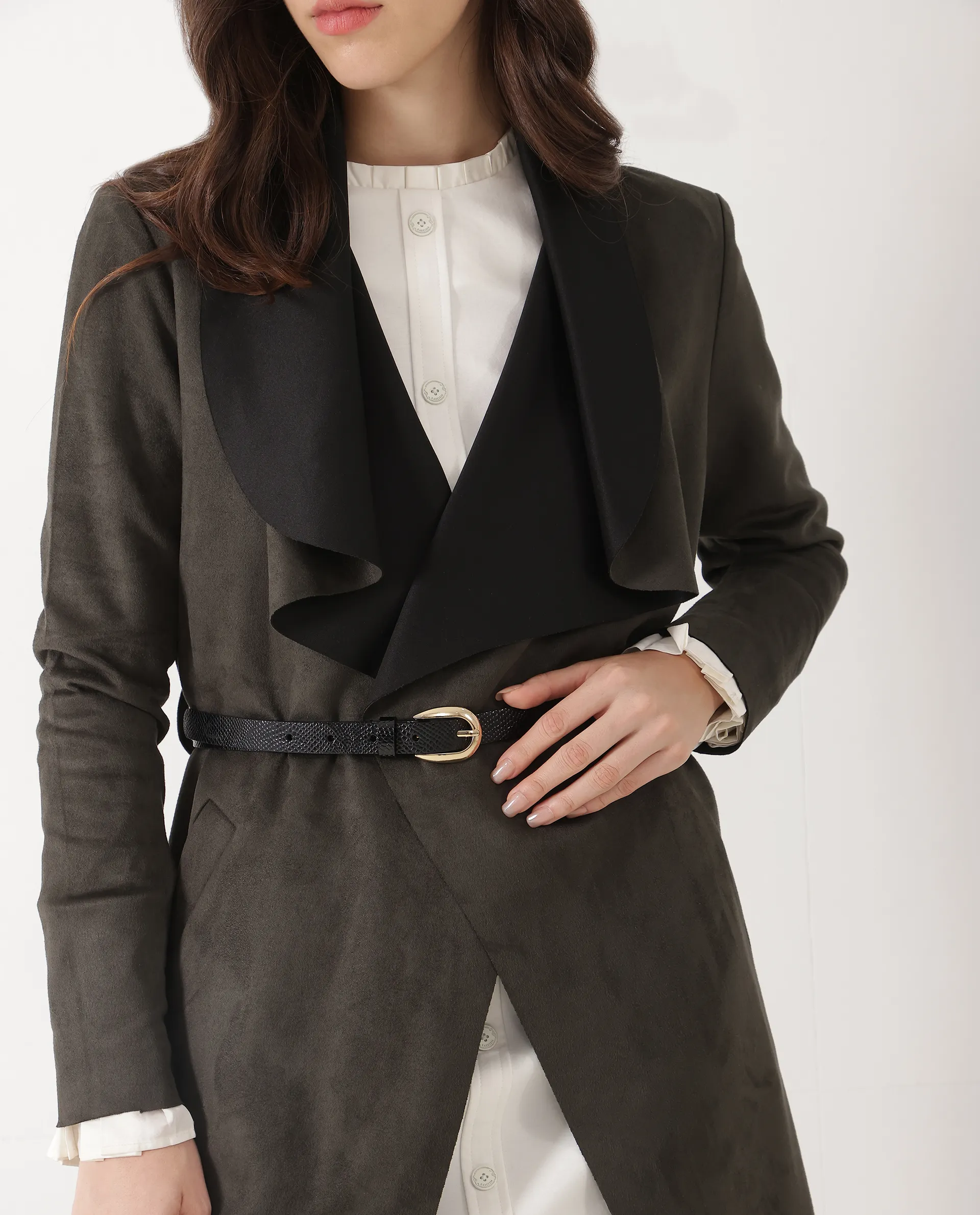 Rareism Women Pine Black Belt - Image 3