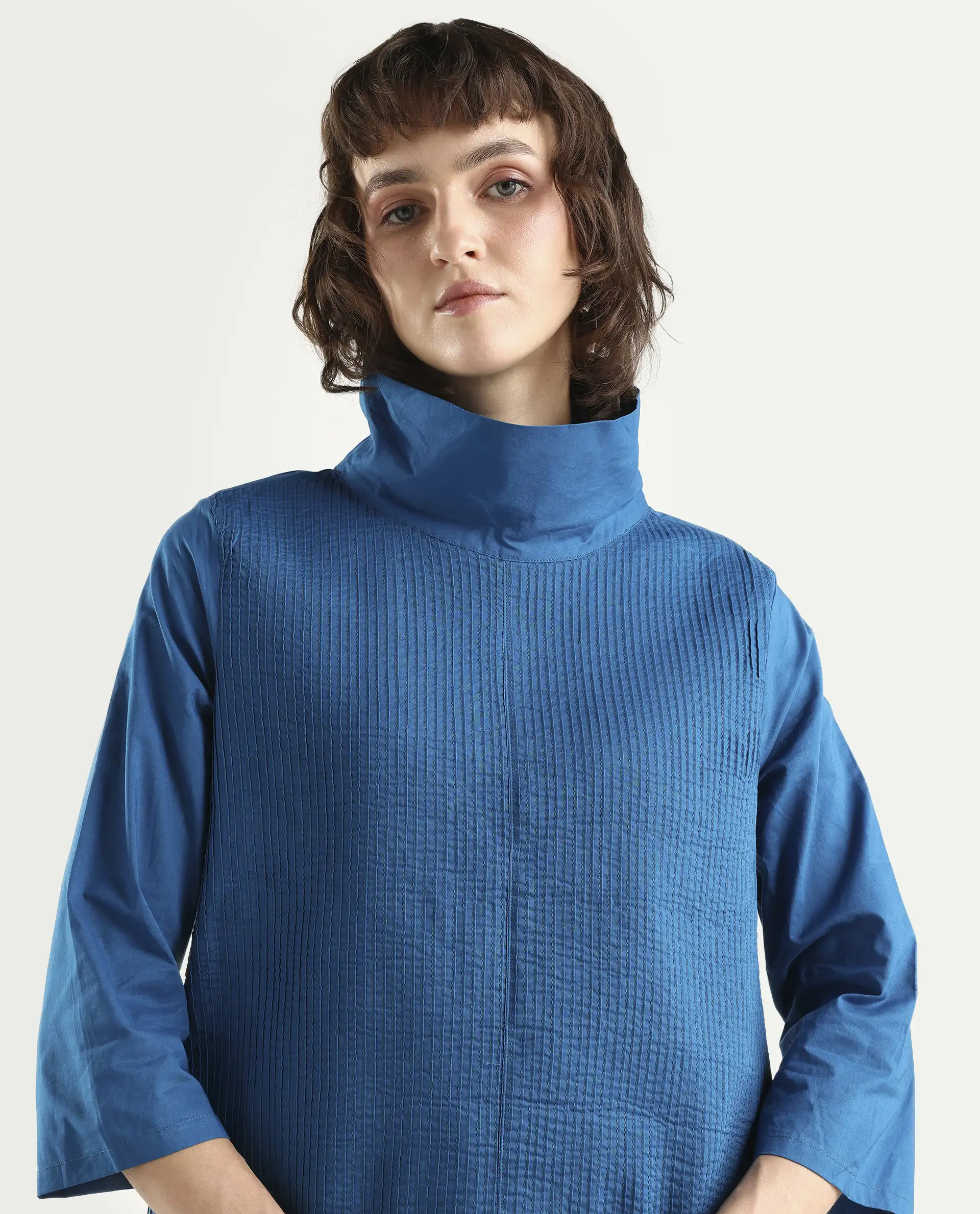 Rareism Women's Pins Blue Top