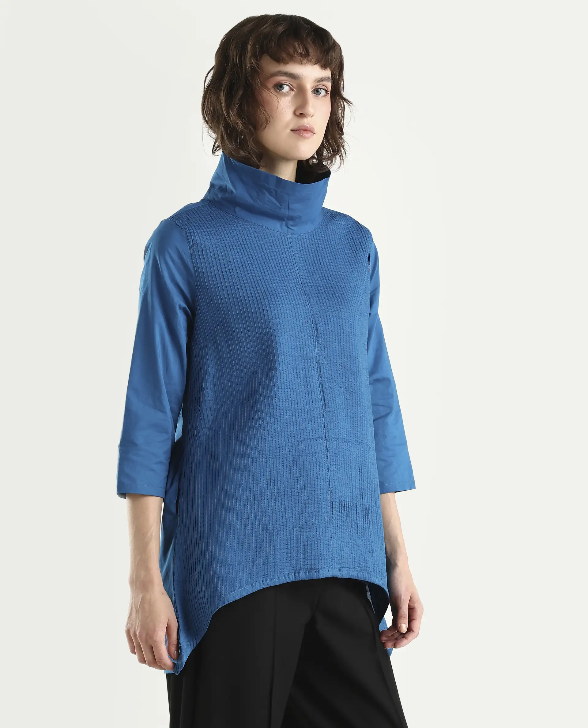 Rareism Women's Pins Blue Top - Image 4