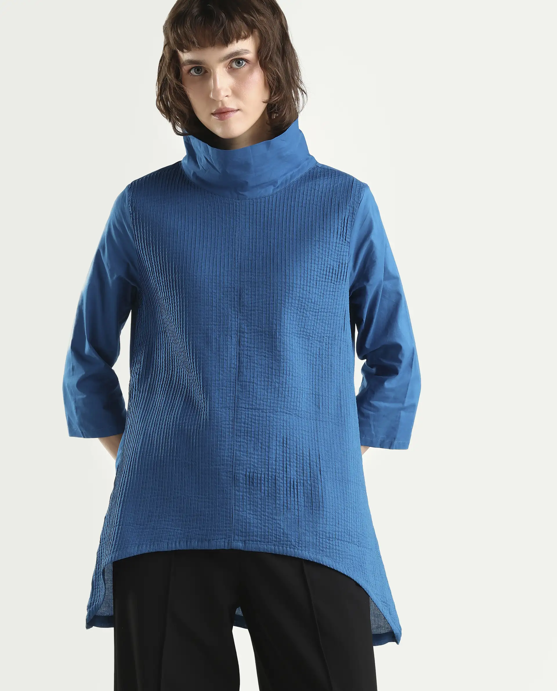Rareism Women's Pins Blue Top - Image 5