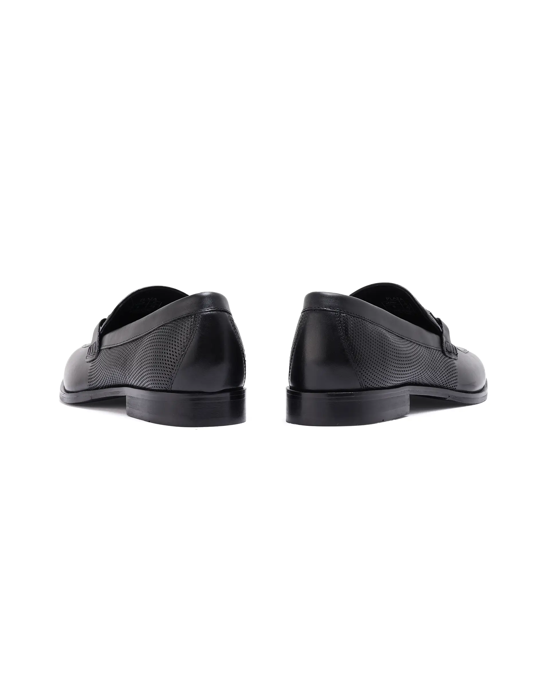 Rare Rabbit Men's Plaza Black Slip-On Genuine Leather Slip-On Loafer - Image 6