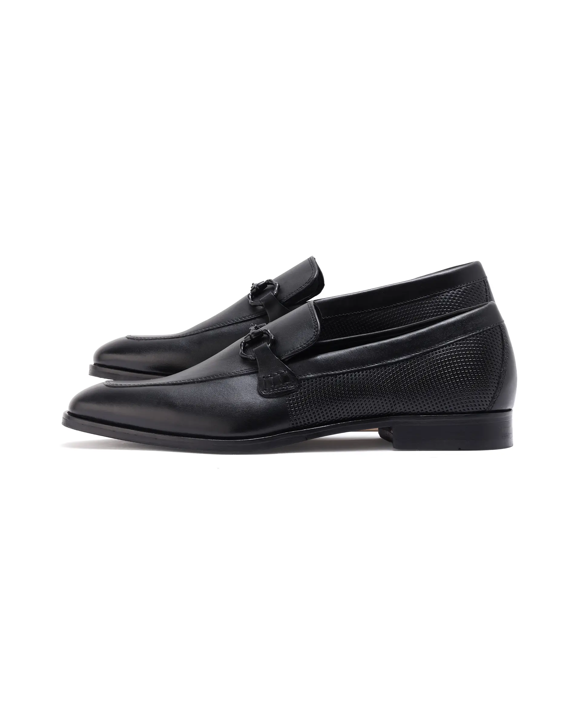 Rare Rabbit Men's Plaza Black Slip-On Genuine Leather Slip-On Loafer - Image 8