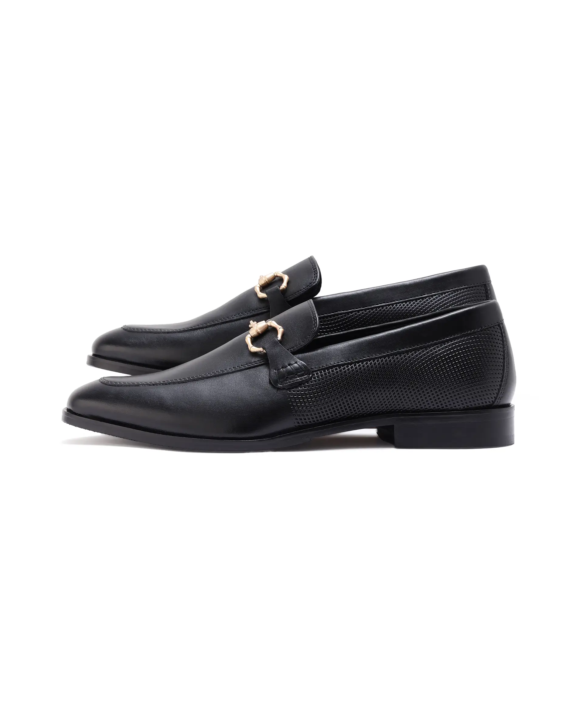 Rare Rabbit Men's Plaza Pro Black Slip-On Genuine Leather Slip-On Loafer - Image 8