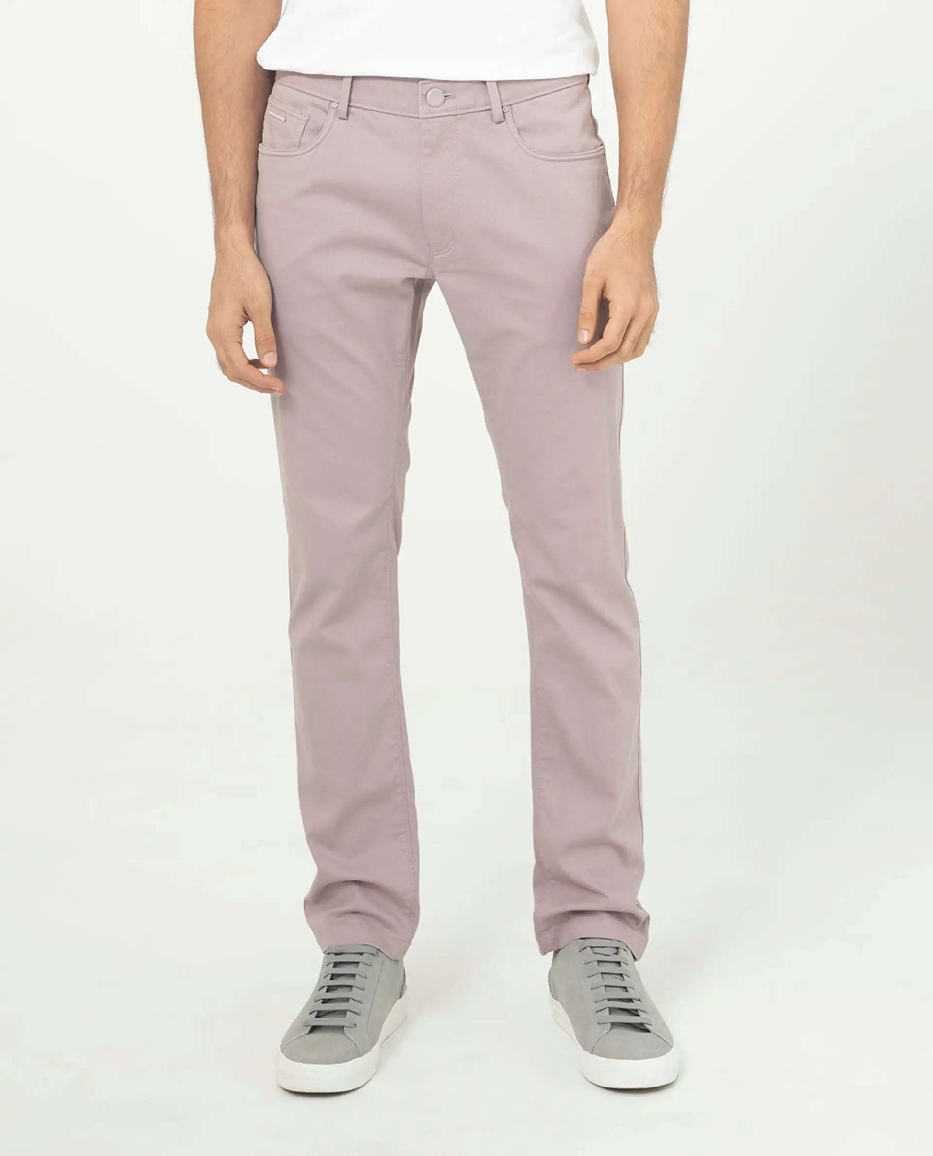 Rare Rabbit Men's Poke-2 Dusky Purple Cotton Plain Regular Fit Trouser - Image 12