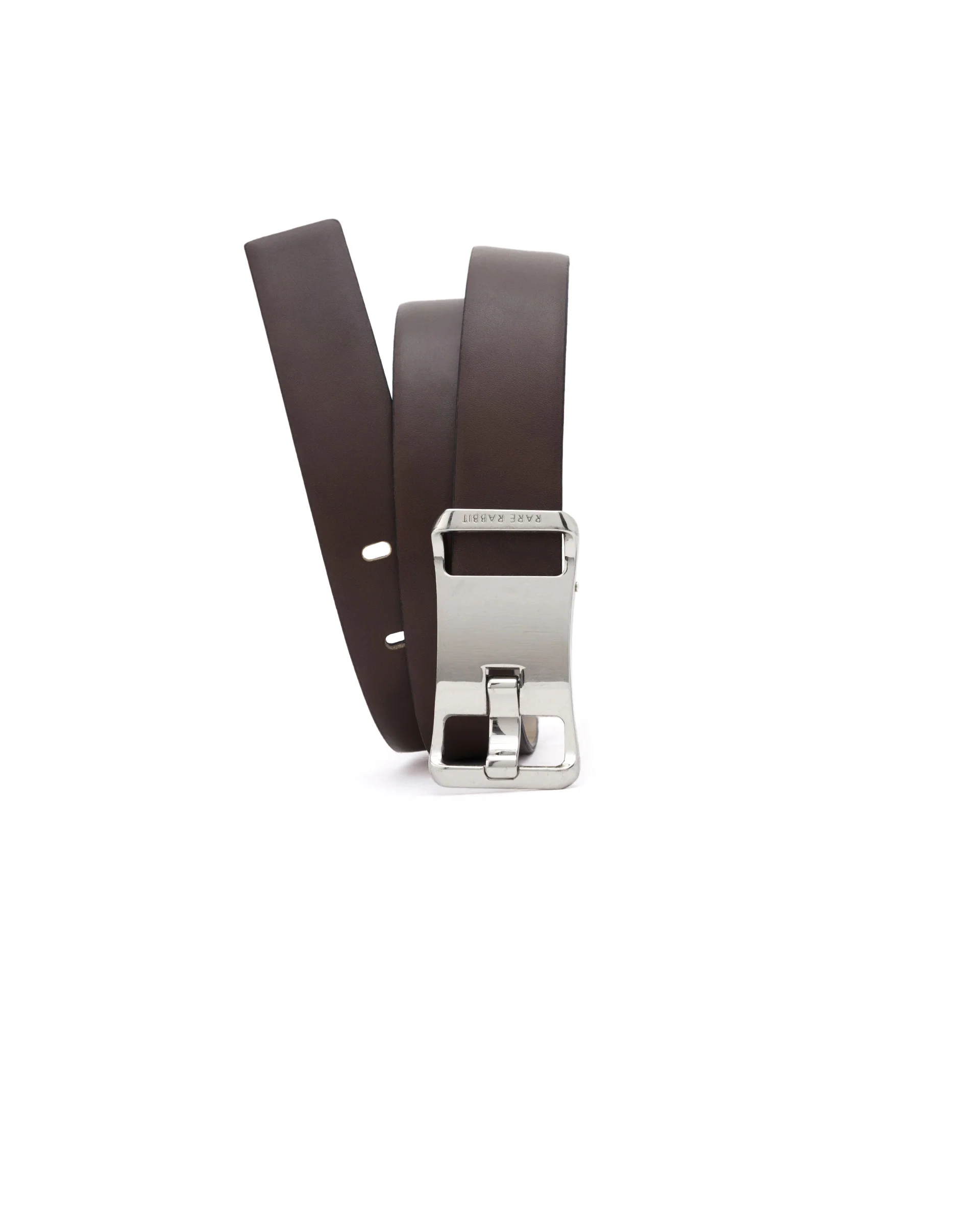 Rare Rabbit Men's Polite Brown Belts Leather Fabric - Image 2