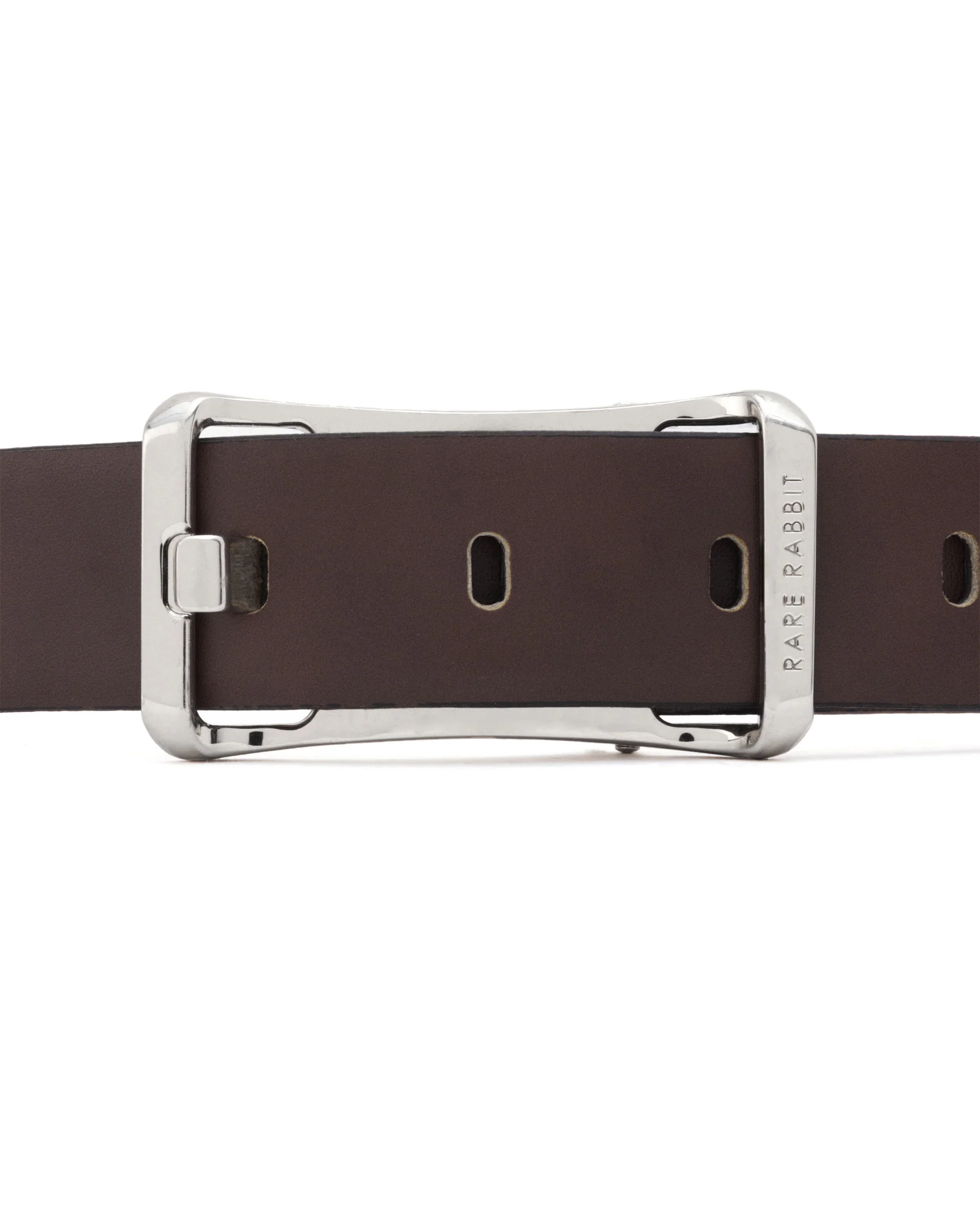 Rare Rabbit Men's Polite Brown Belts Leather Fabric - Image 3
