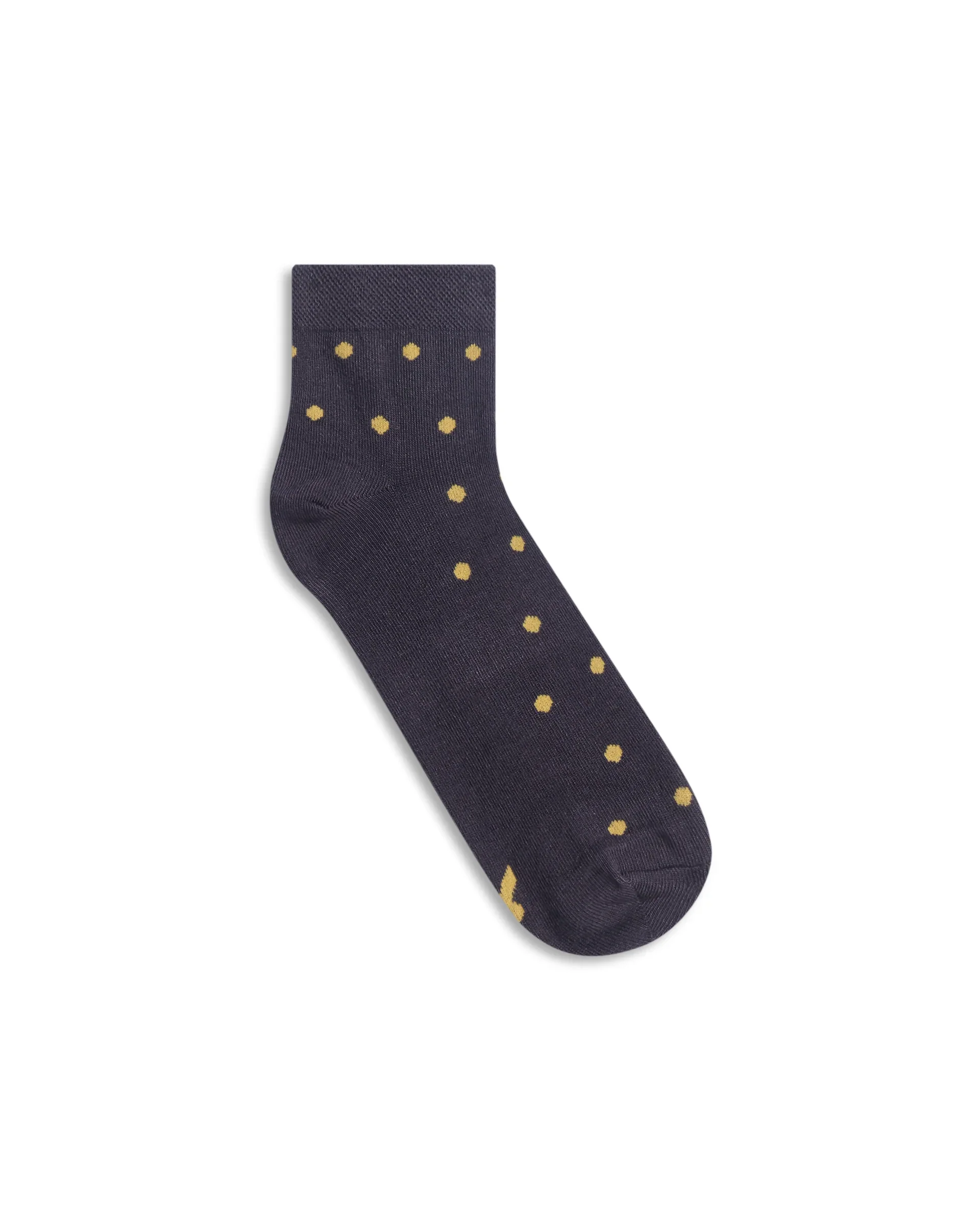 Rare Rabbit Men Polk & Mono Assorted High Ankle Socks - Image 2