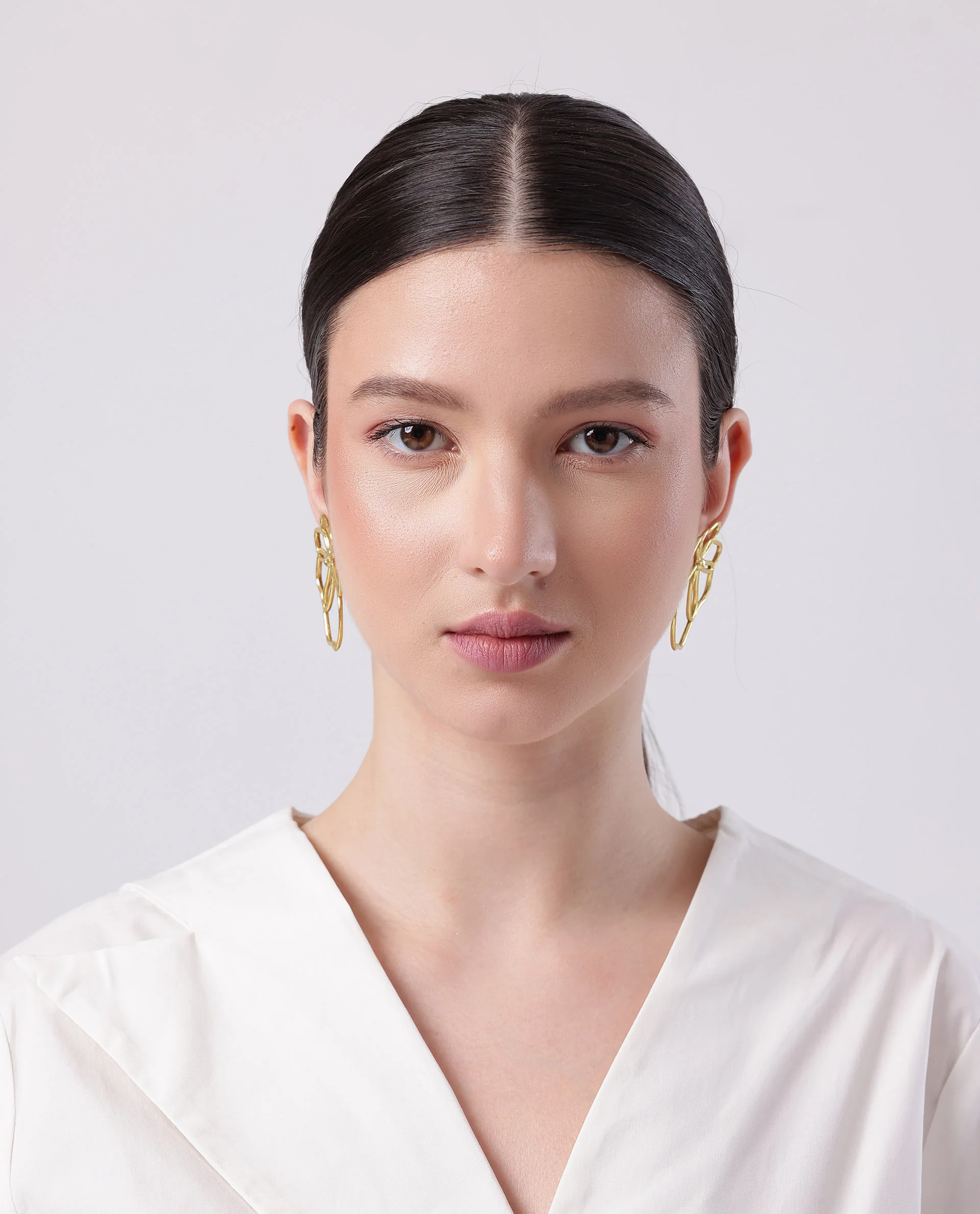Rareism Women Poppy Gold Earring - Image 3