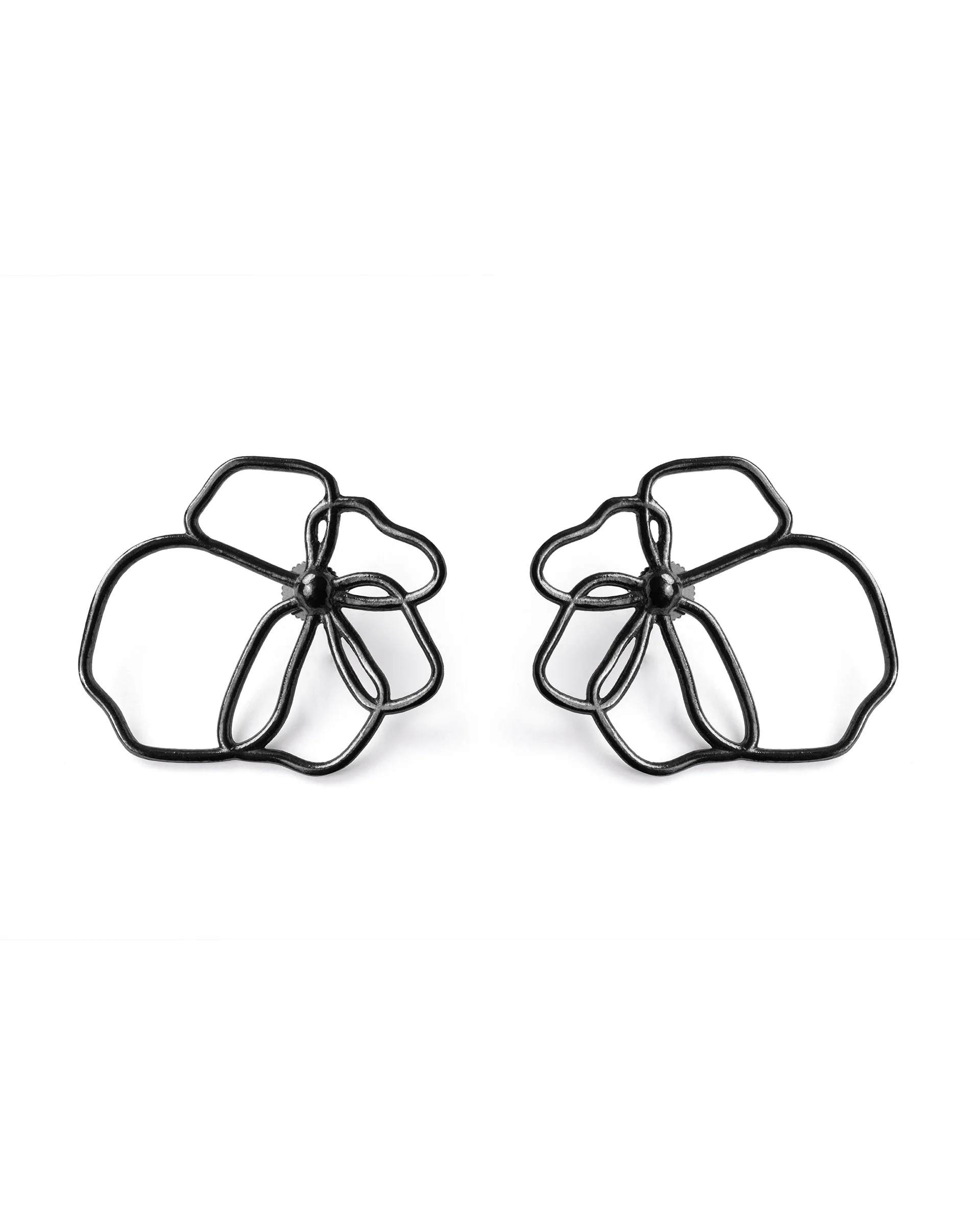 Rareism Women Poppy Grey Earring - Image 3