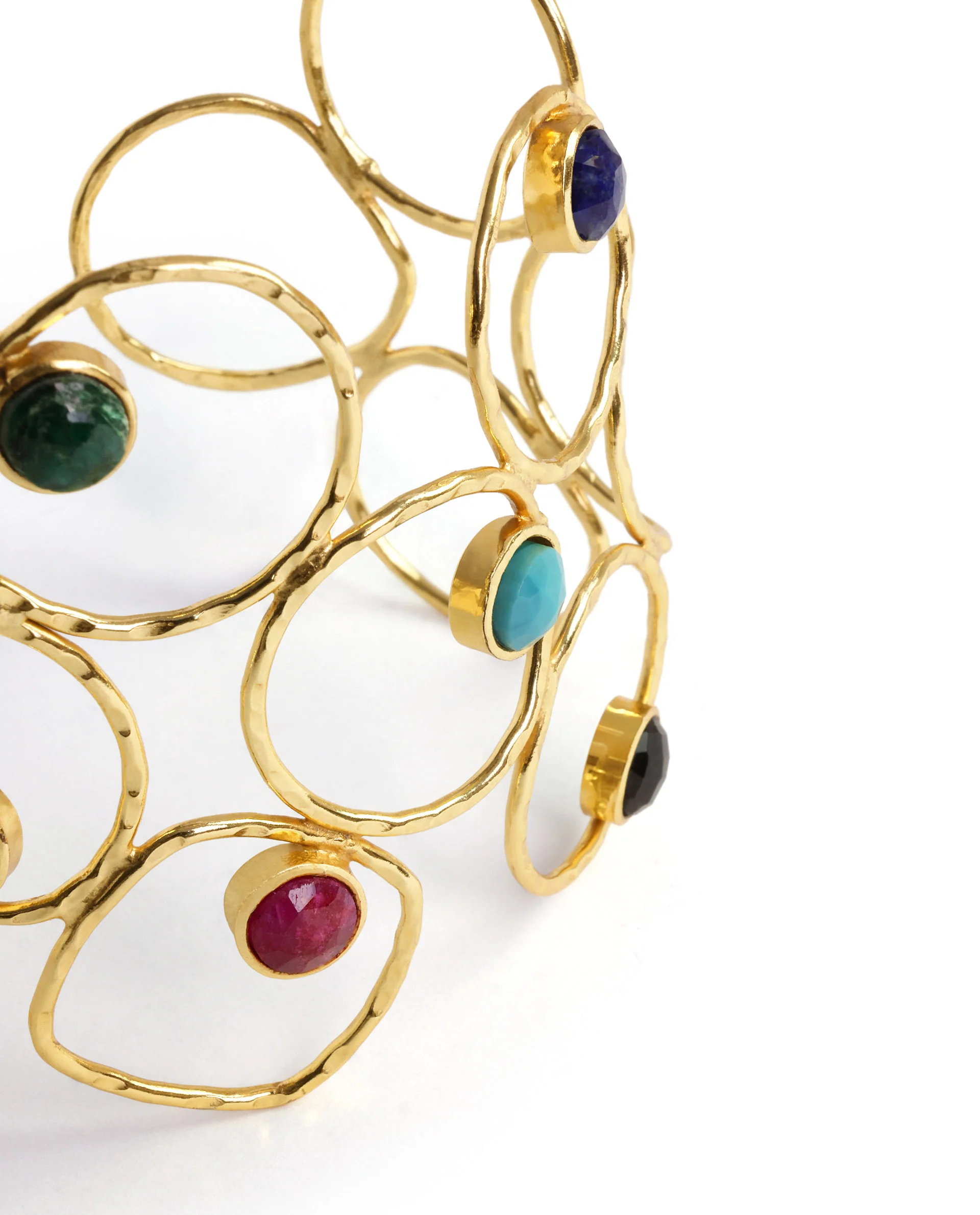 Rareism Women Prism Cuff Gold Bracelet - Image 3