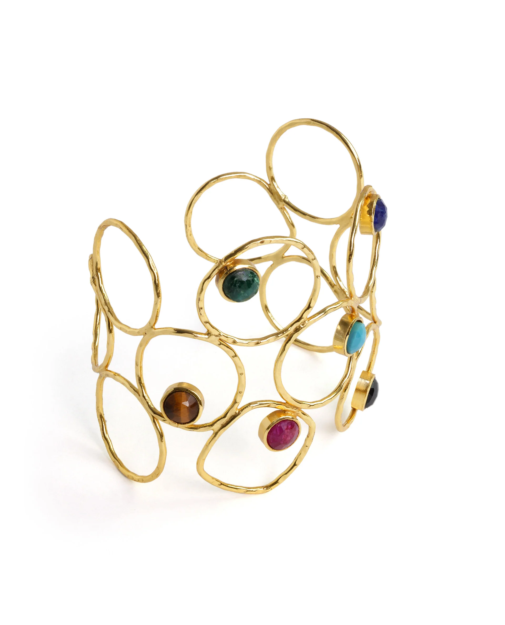 Rareism Women Prism Cuff Gold Bracelet - Image 4