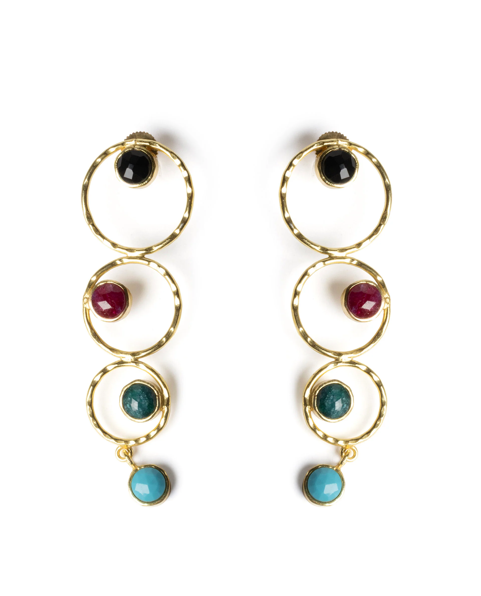 Rareism Women Prism Ear Gold Earring - Image 3