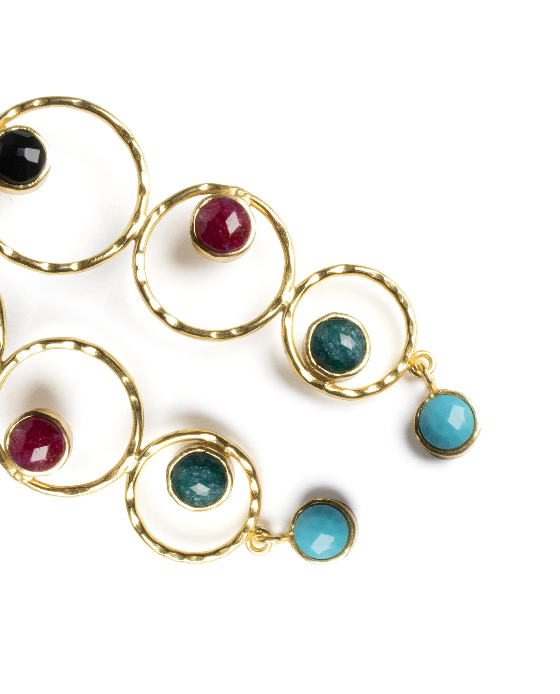Rareism Women Prism Ear Gold Earring - Image 4