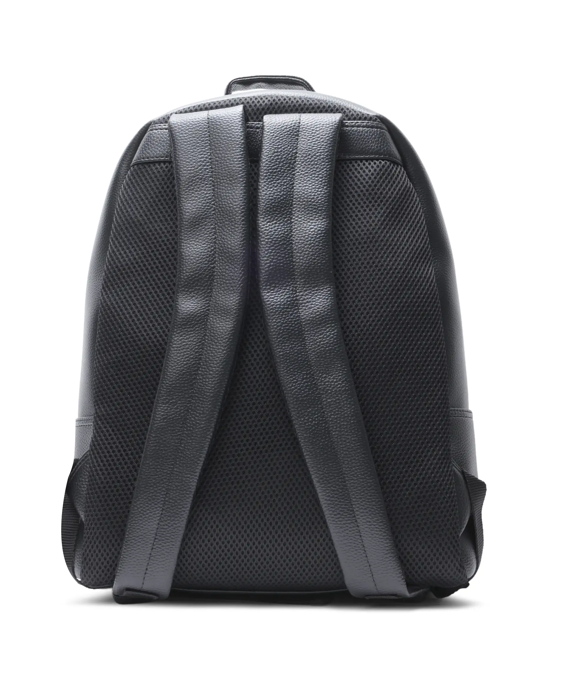 Rare Rabbit Men's Prom 1 Black Faux Leather Backpack Bags - Image 4