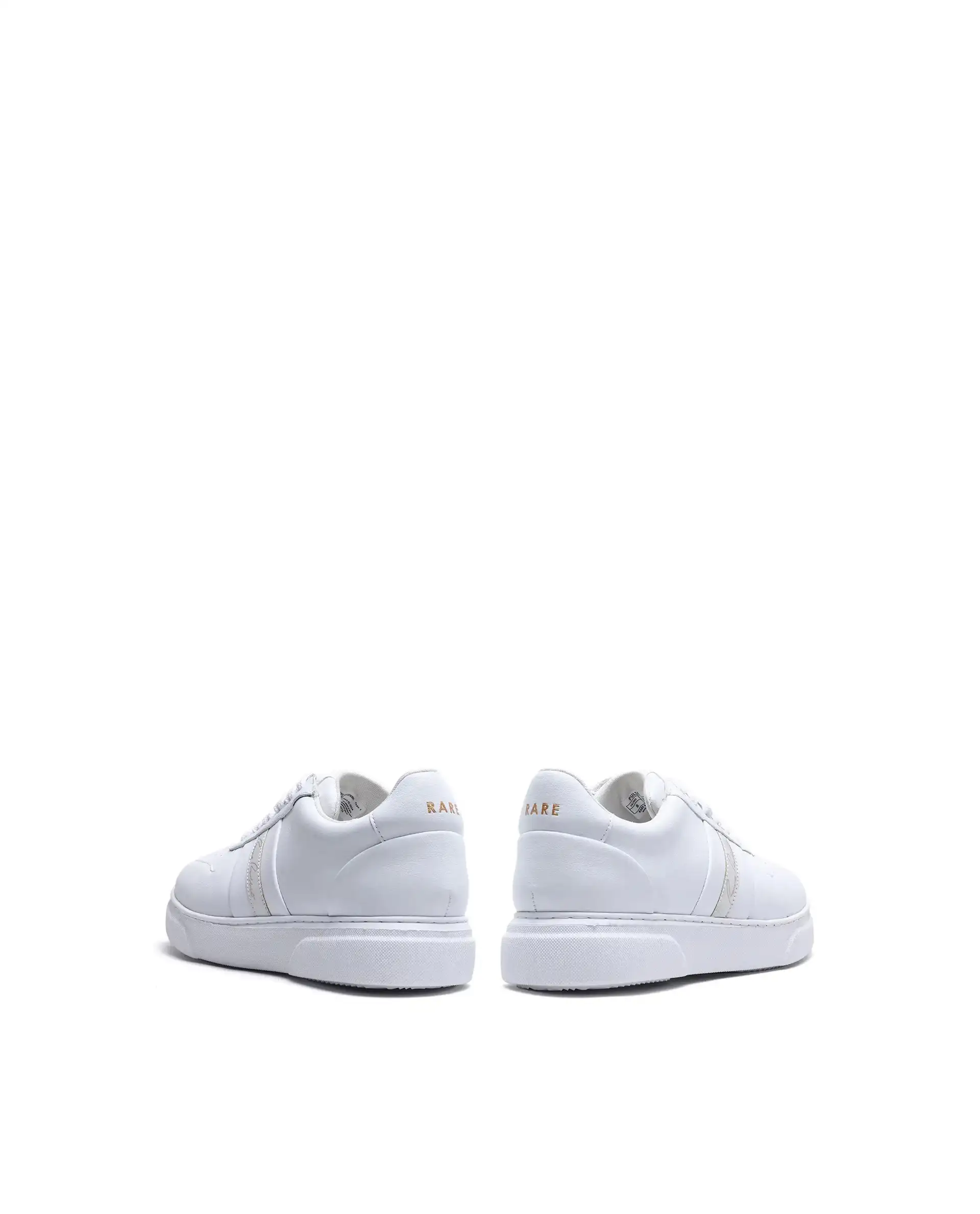 Rare Rabbit Men's Pulse White Micro Leather Sneaker - Image 6