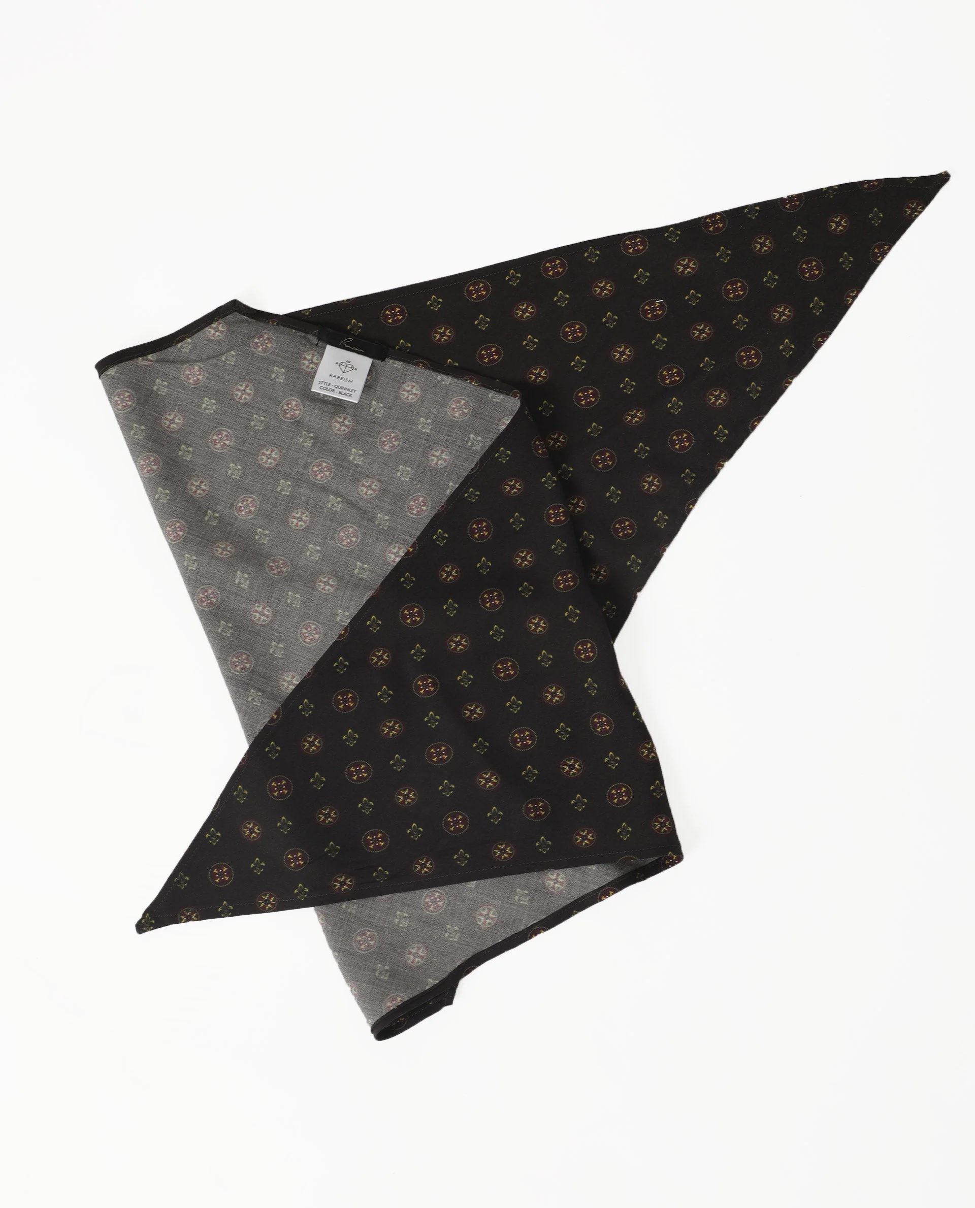 Rareism Women Quinnley Black Scarf Cotton Silk - Image 5