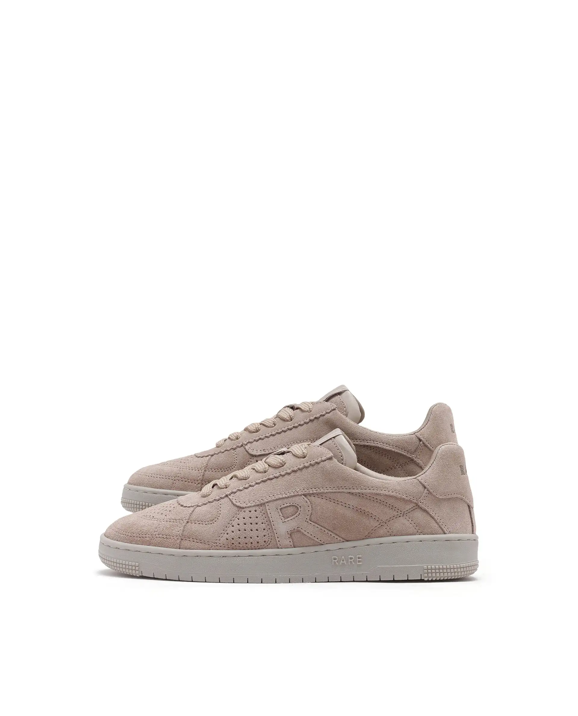 Rare Rabbit Men Ragno Biege Genuine Suede Leather Low-Top Lace Up Sneaker Shoes - Image 7