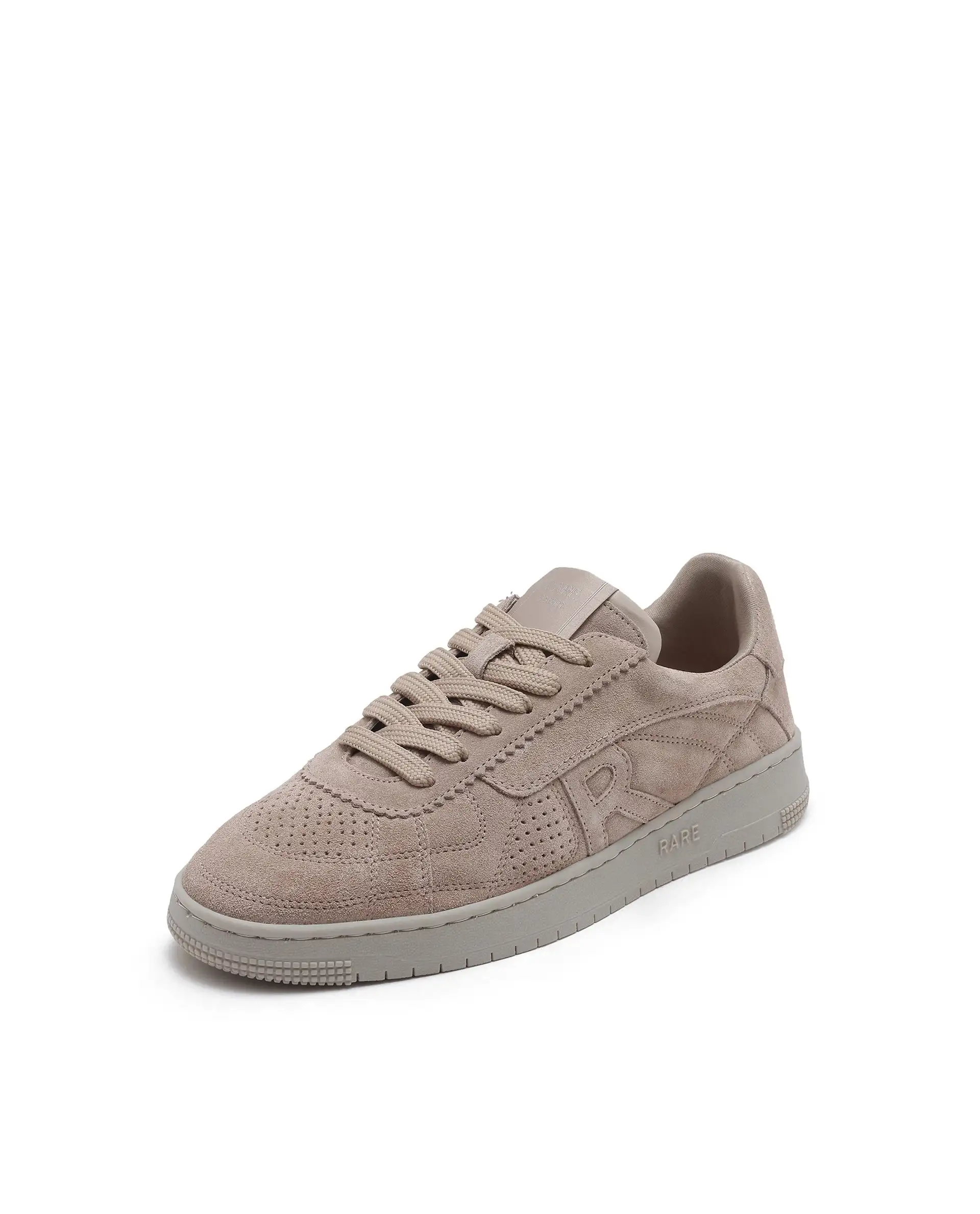 Rare Rabbit Men Ragno Biege Genuine Suede Leather Low-Top Lace Up Sneaker Shoes - Image 8