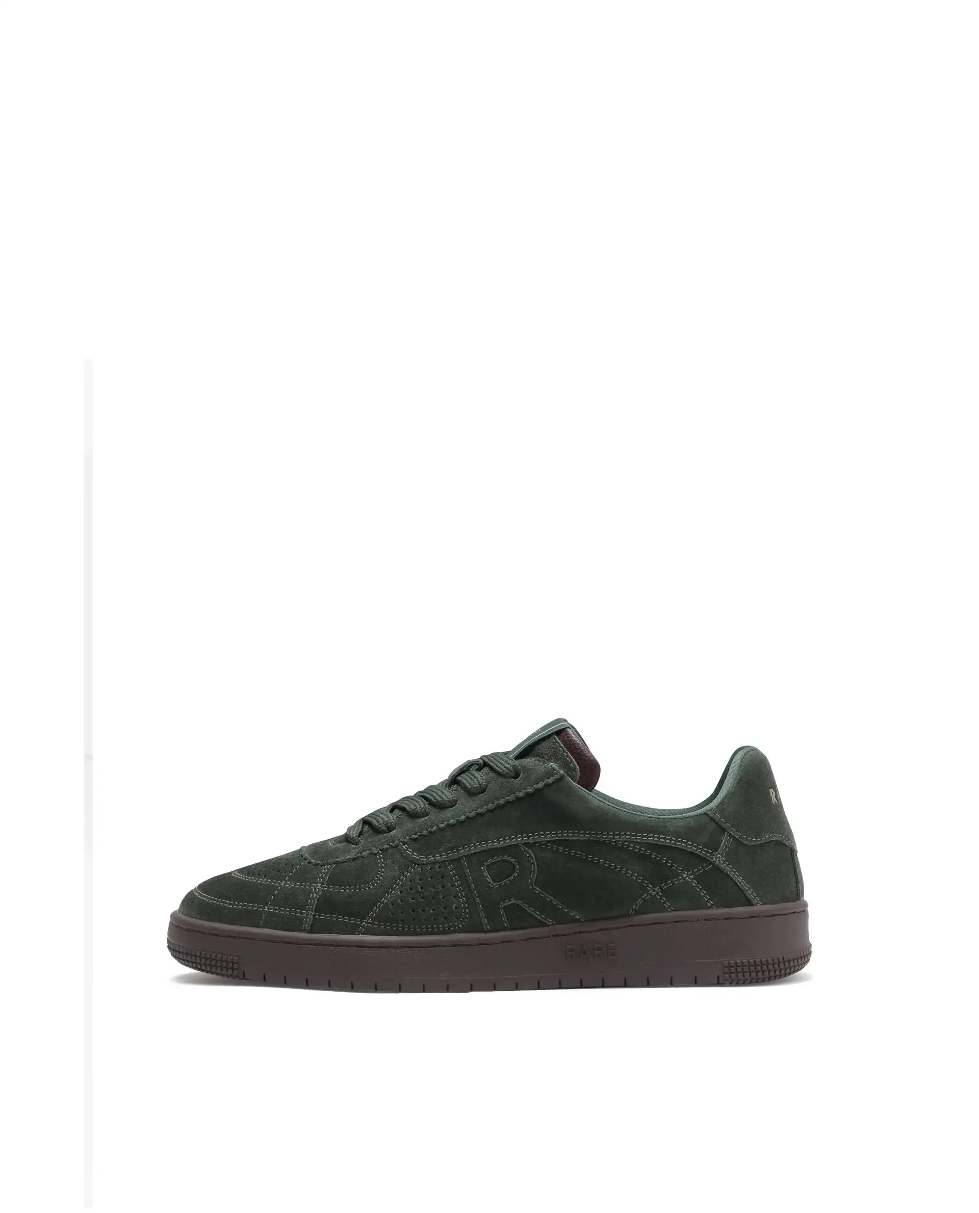 Rare Rabbit Men's Ragno Green Genuine Suede Leather Low-Top Lace Up Sneaker Shoes - Image 8