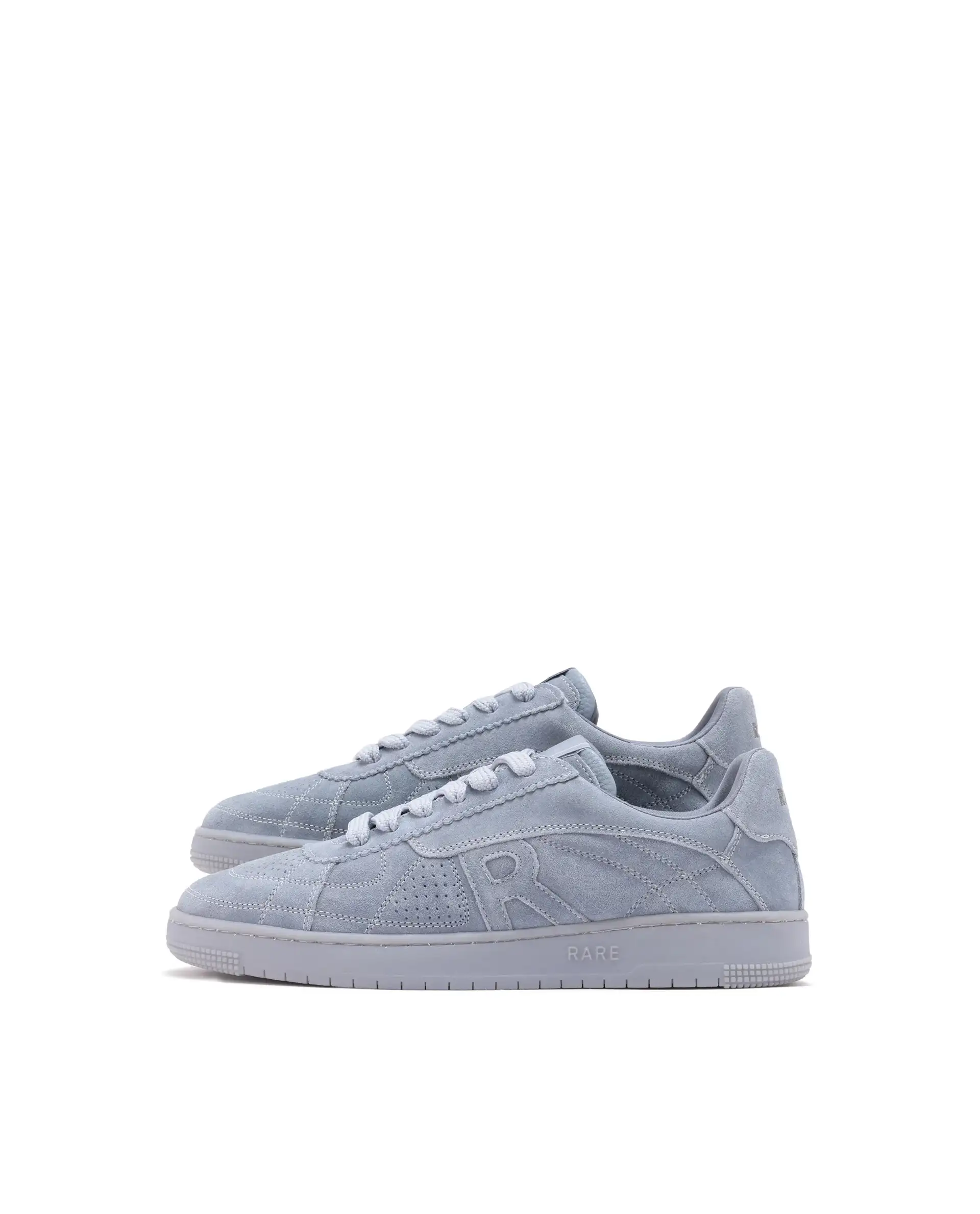 Rare Rabbit Men's Ragno Grey Genuine Suede Leather Low-Top Lace Up Sneaker Shoes - Image 5