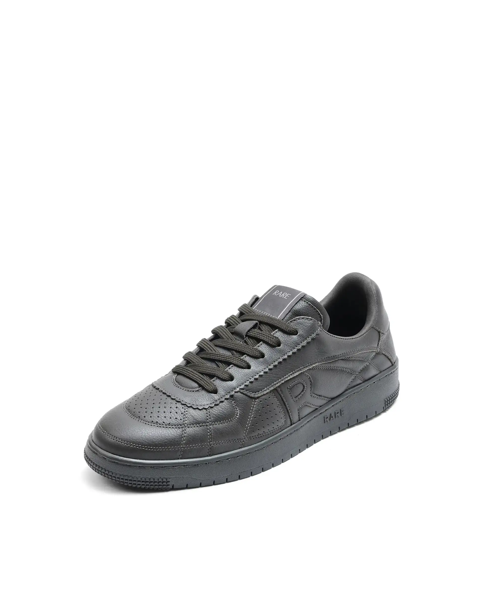 Rare Rabbit Men's Rango Olive Leather Lace-Up Closure Sneaker - Image 7