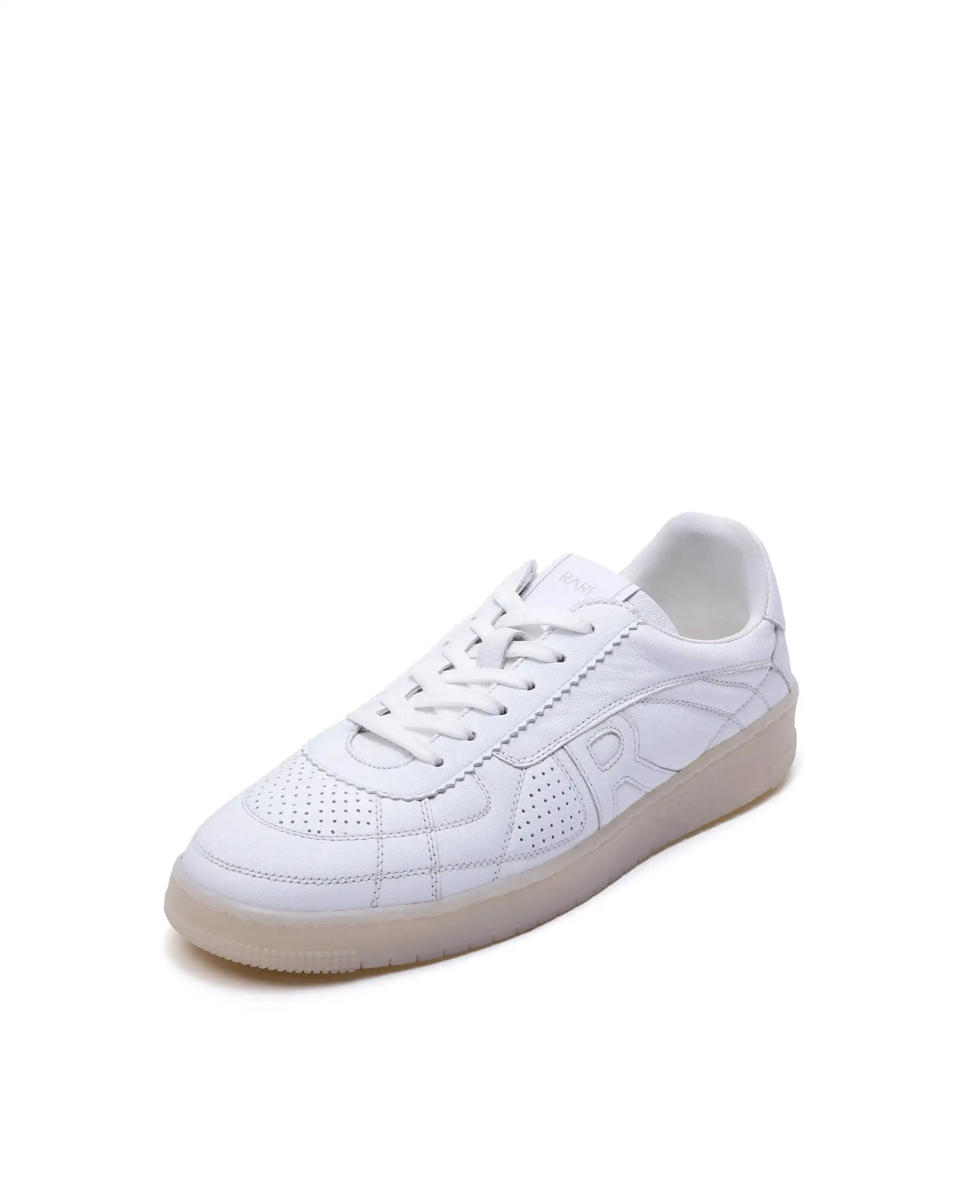 Rare Rabbit Men's Rango White Leather Lace-Up Closure Sneaker - Image 5