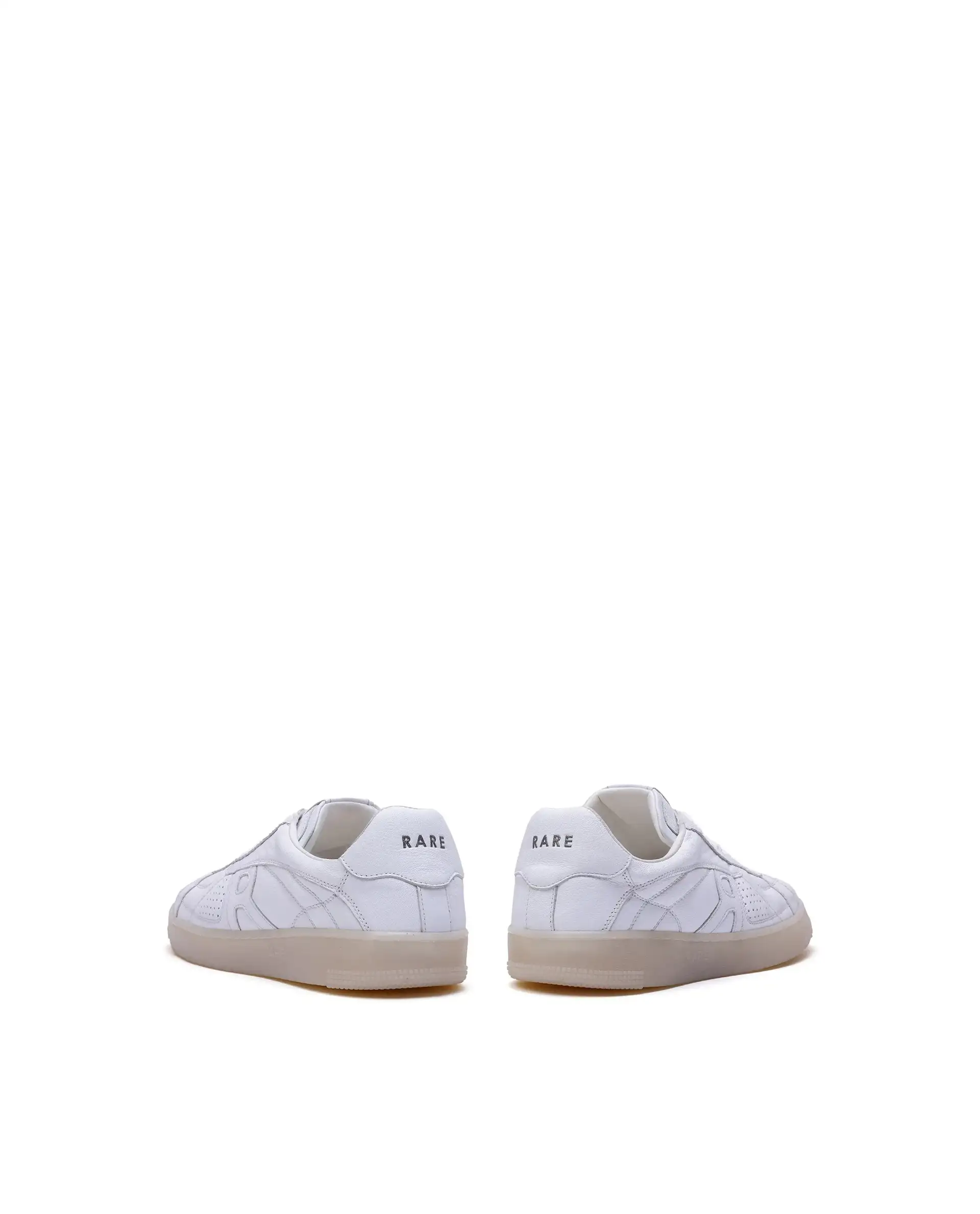 Rare Rabbit Men's Rango White Leather Lace-Up Closure Sneaker - Image 6