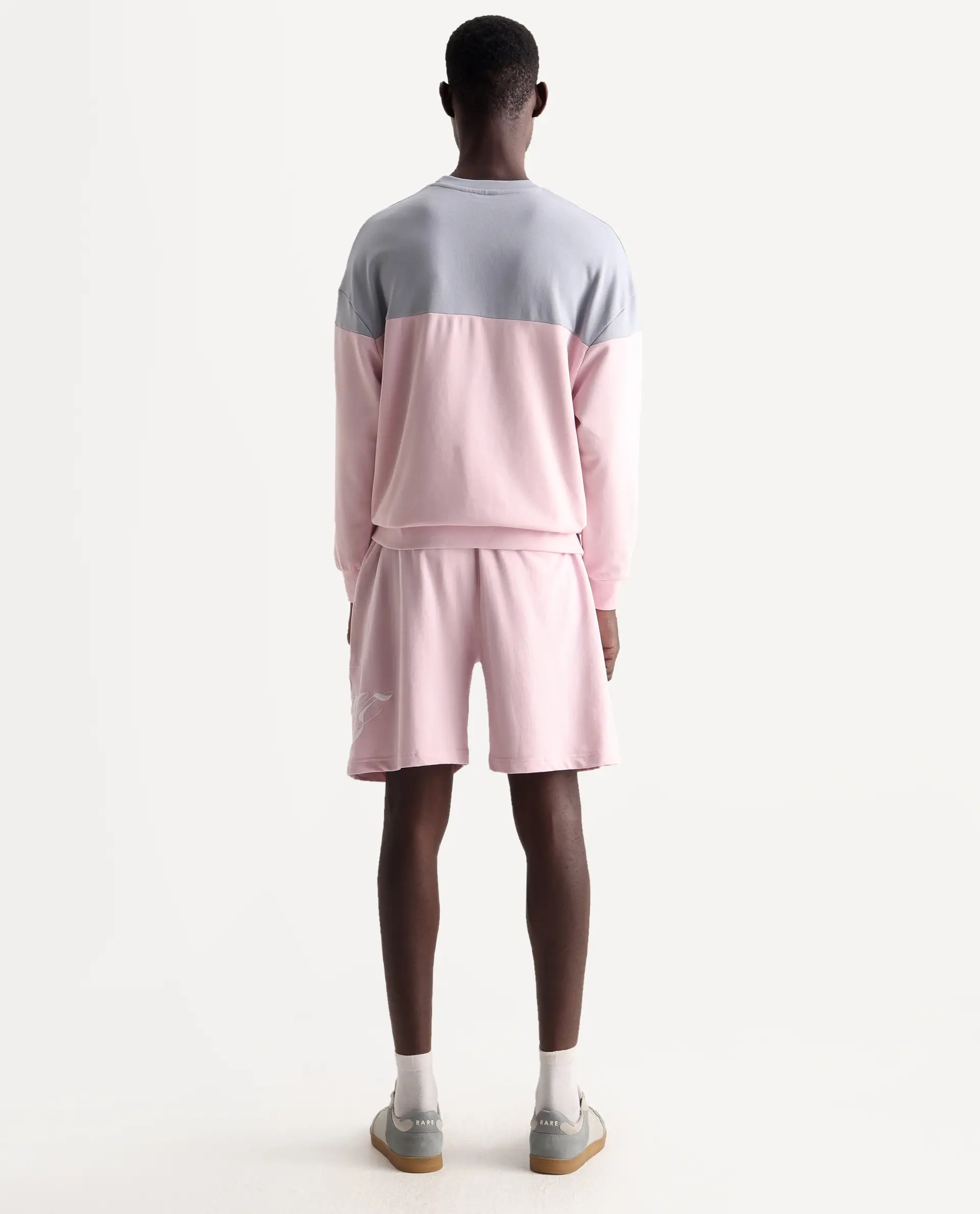 Rare Rabbit Men's Ranot Pink Cotton Graphic Print Oversized Fit Shorts - Image 7