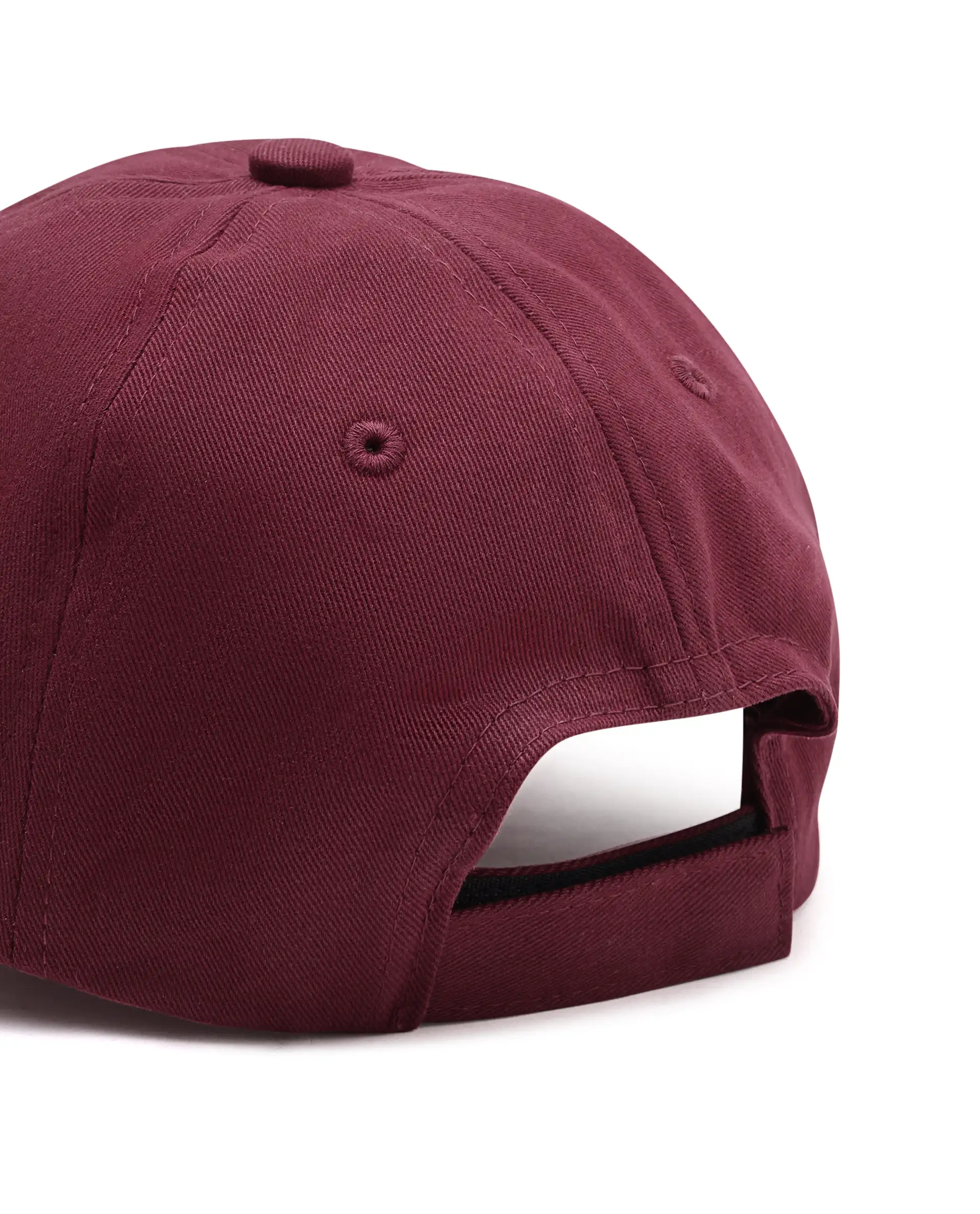 Rare Ones Kids Cafu-K Maroon Cotton Velcro Closure Cap - Image 6