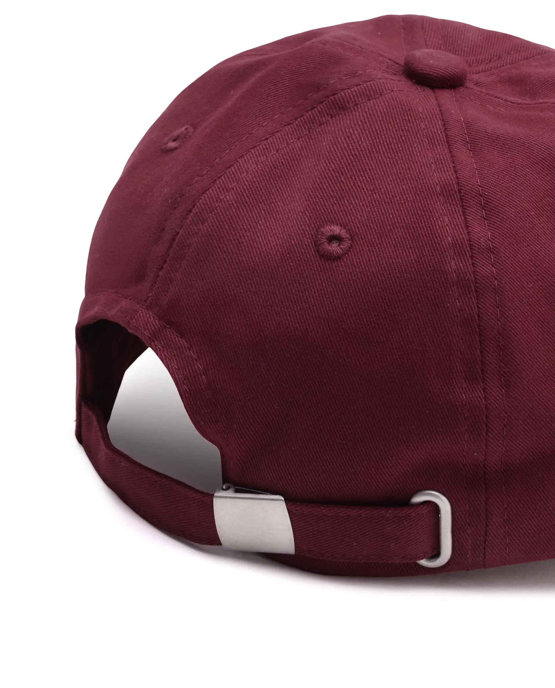 Rare Ones Kids Cafu-Y Maroon Cotton Buckle Strap Closure Cap - Image 6