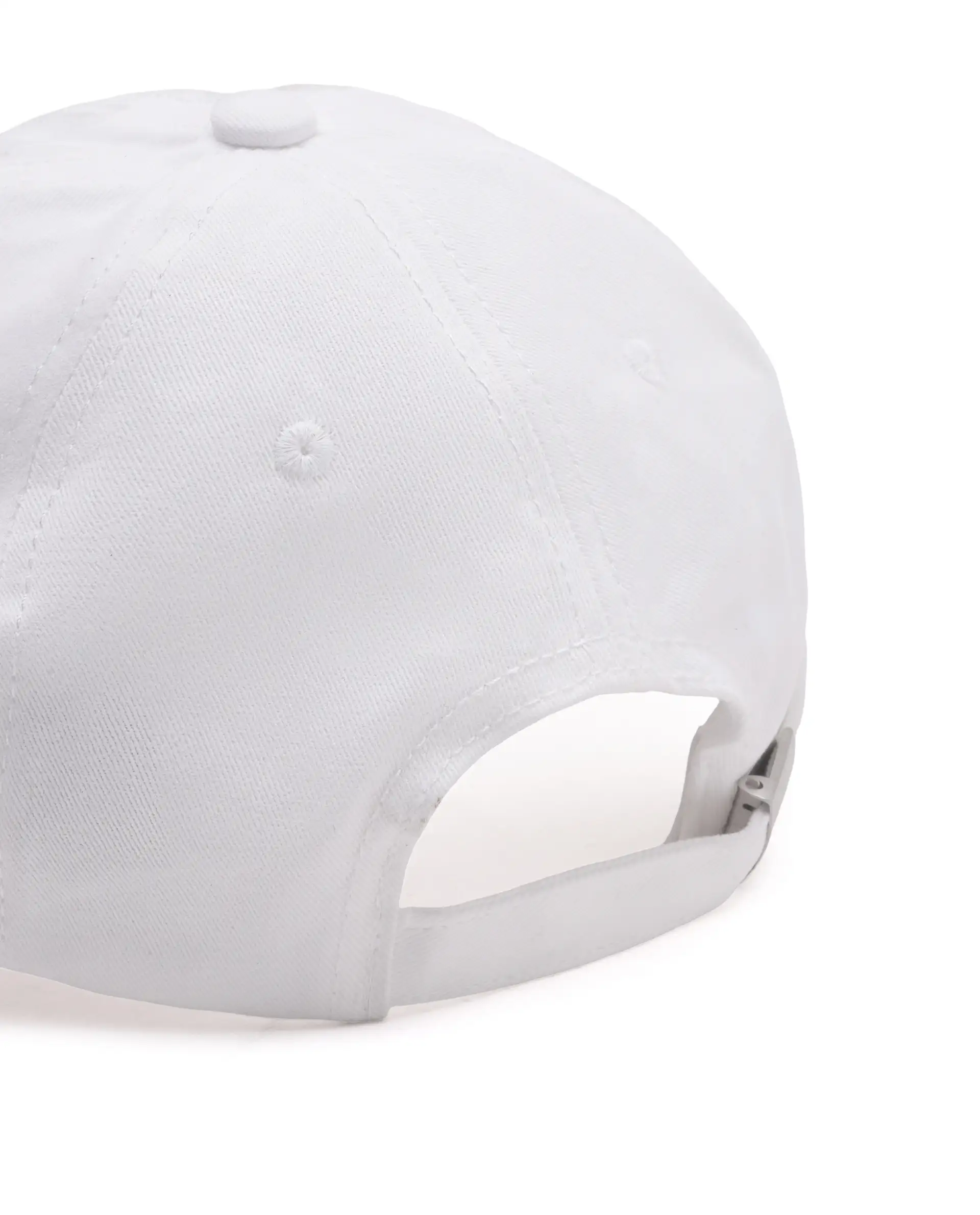 Rare Ones Kids Cafu-Y White Cotton Buckle Strap Closure Cap - Image 6