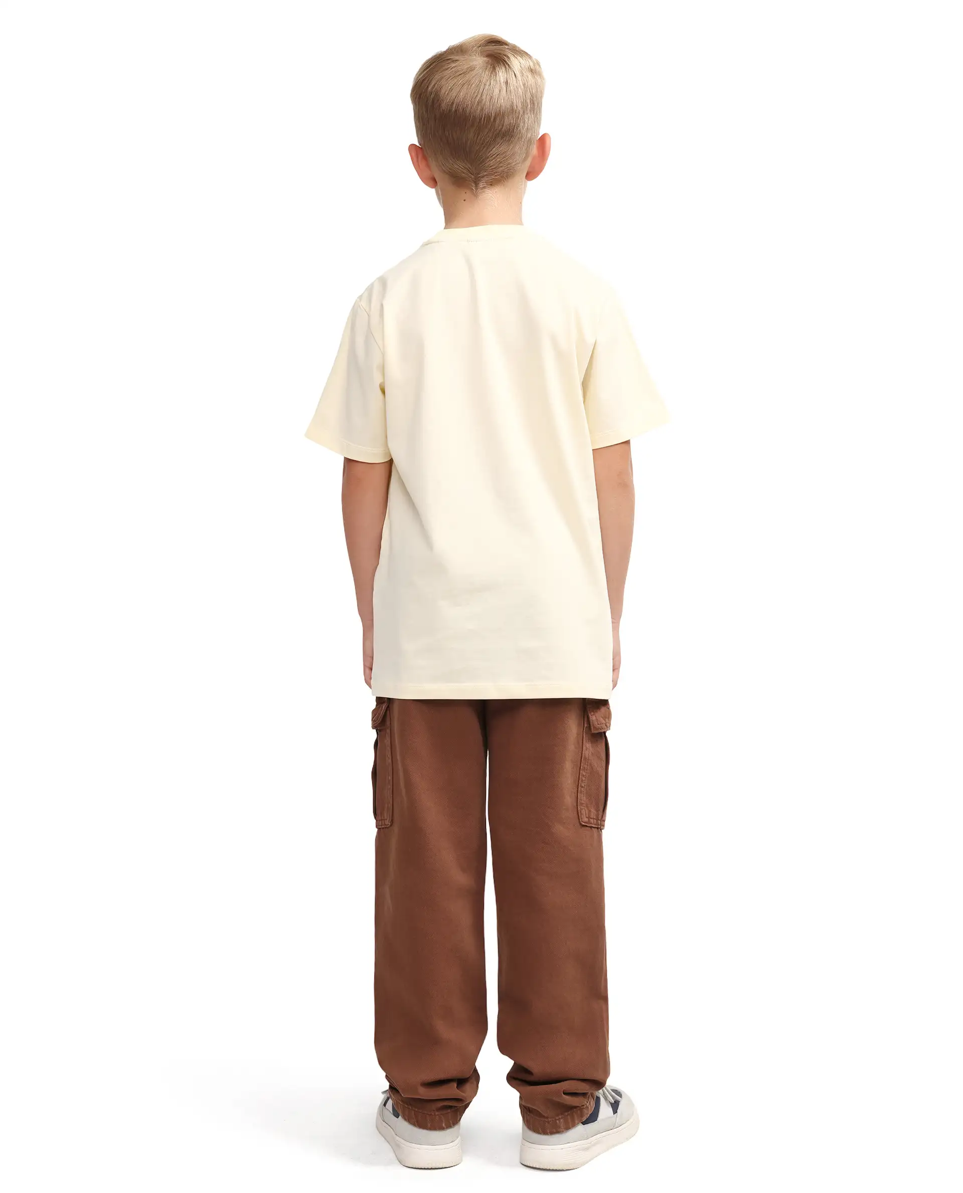 Rare Ones Kids Arrow-1 Brown Cotton Fabric Zipper Closure Relaxed Fit Jeans - Image 8