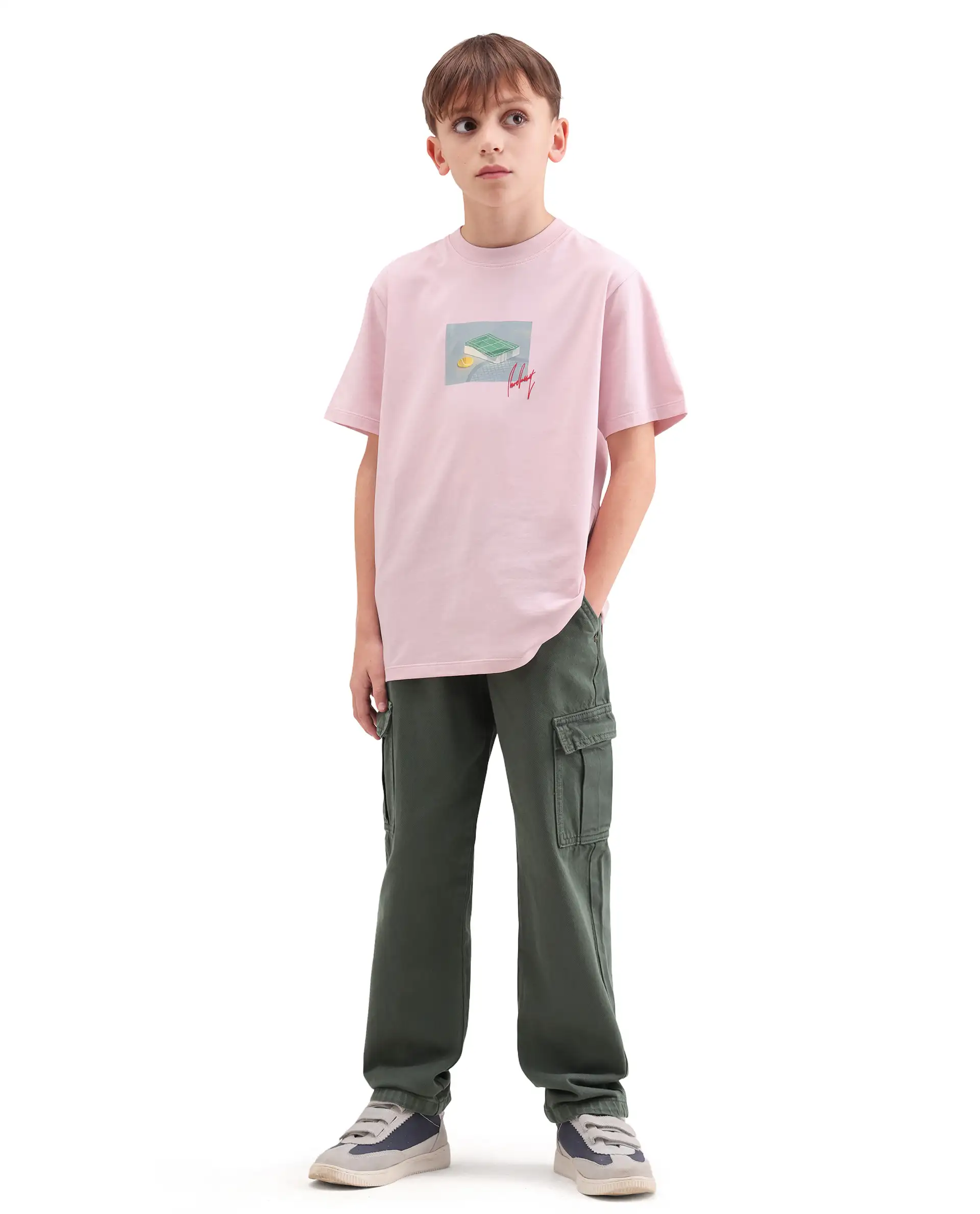Rare Ones Kids Arrow-4 Green Cotton Fabric Zipper Closure Relaxed Fit Jeans - Image 3