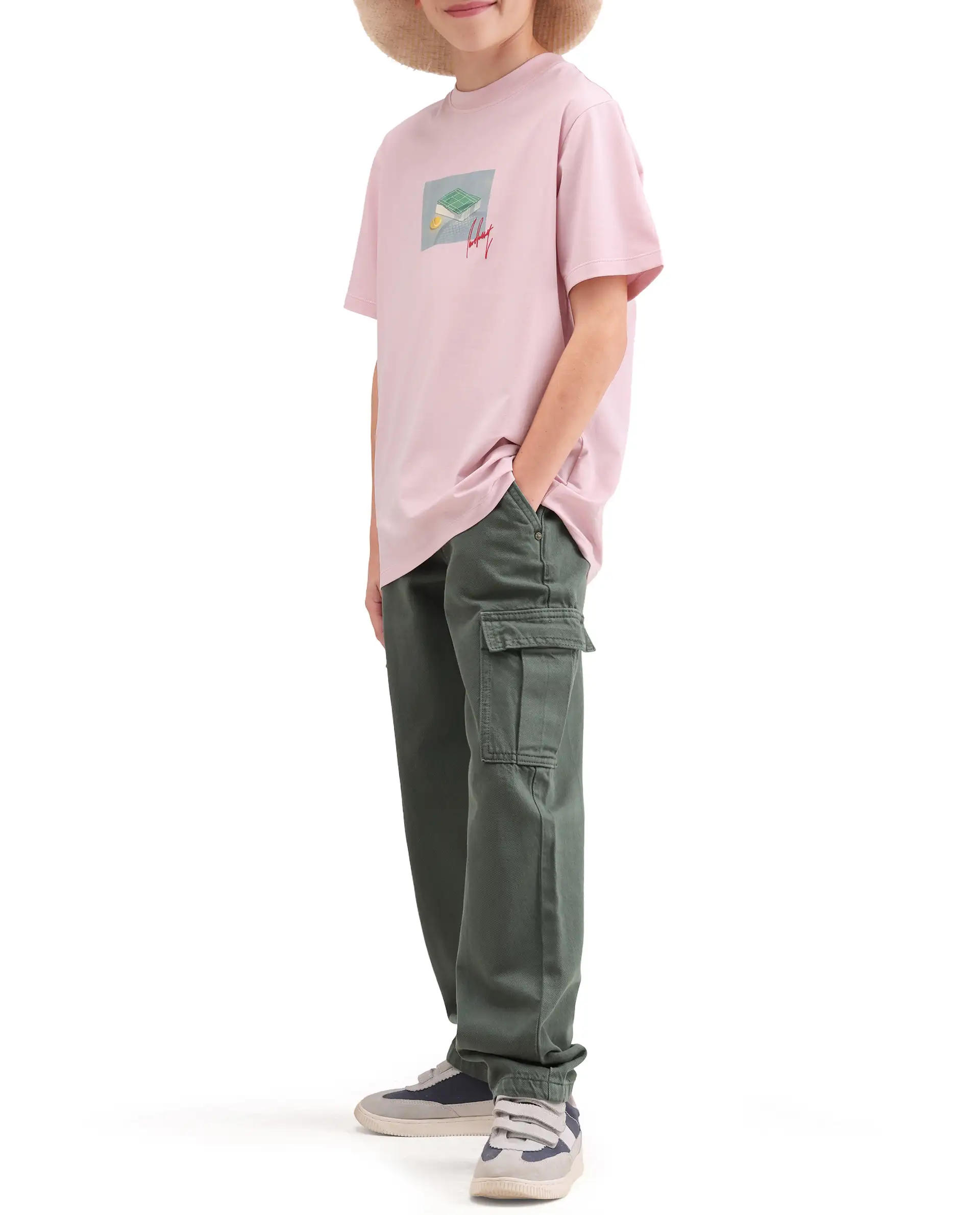 Rare Ones Kids Arrow-4 Green Cotton Fabric Zipper Closure Relaxed Fit Jeans - Image 4