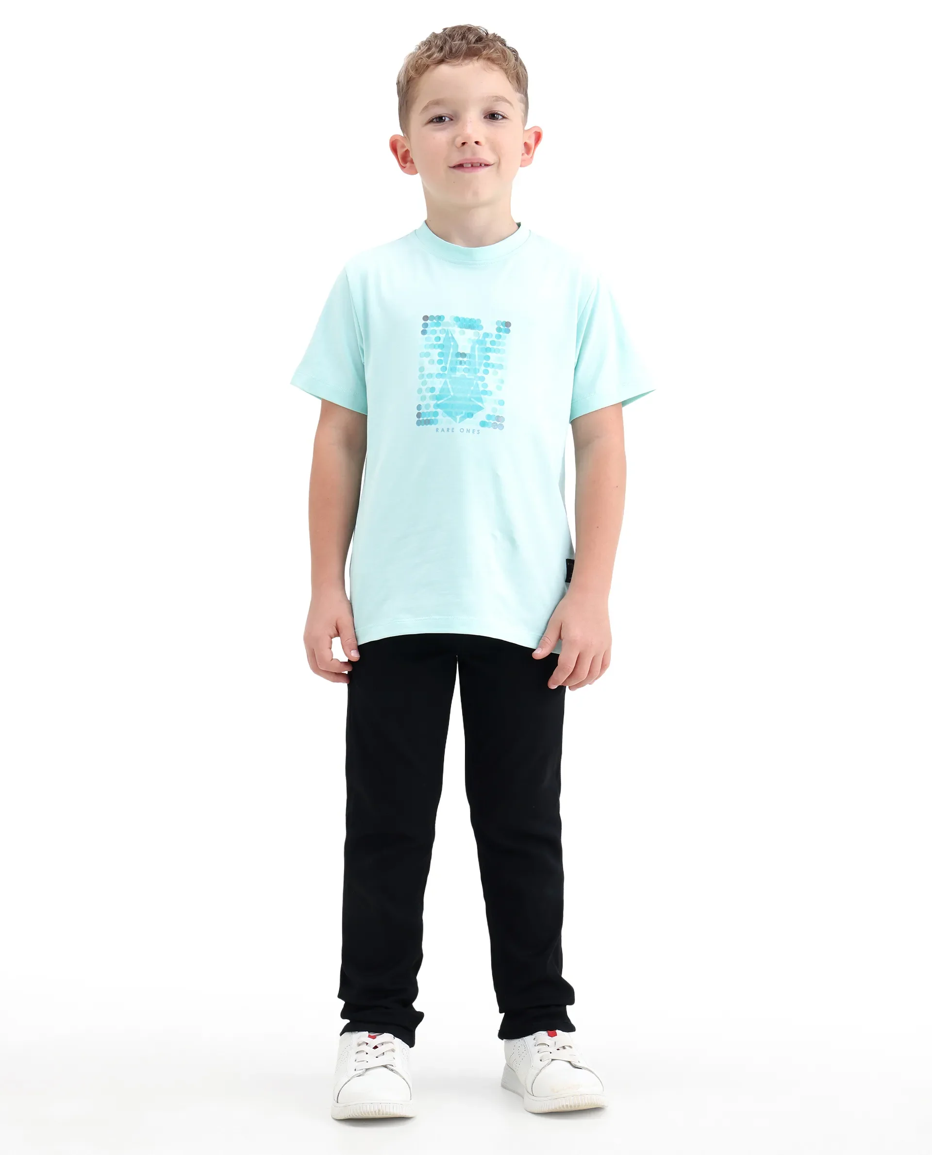 Rare Ones Kids Holt Black Cotton Blend Fabric Drawstring Closure Slim Fit Jeans - Image 5