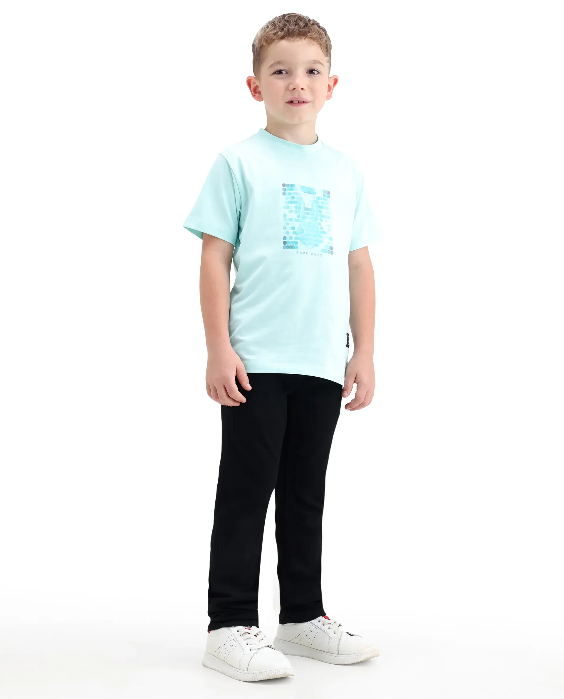 Rare Ones Kids Holt Black Cotton Blend Fabric Drawstring Closure Slim Fit Jeans - Image 6