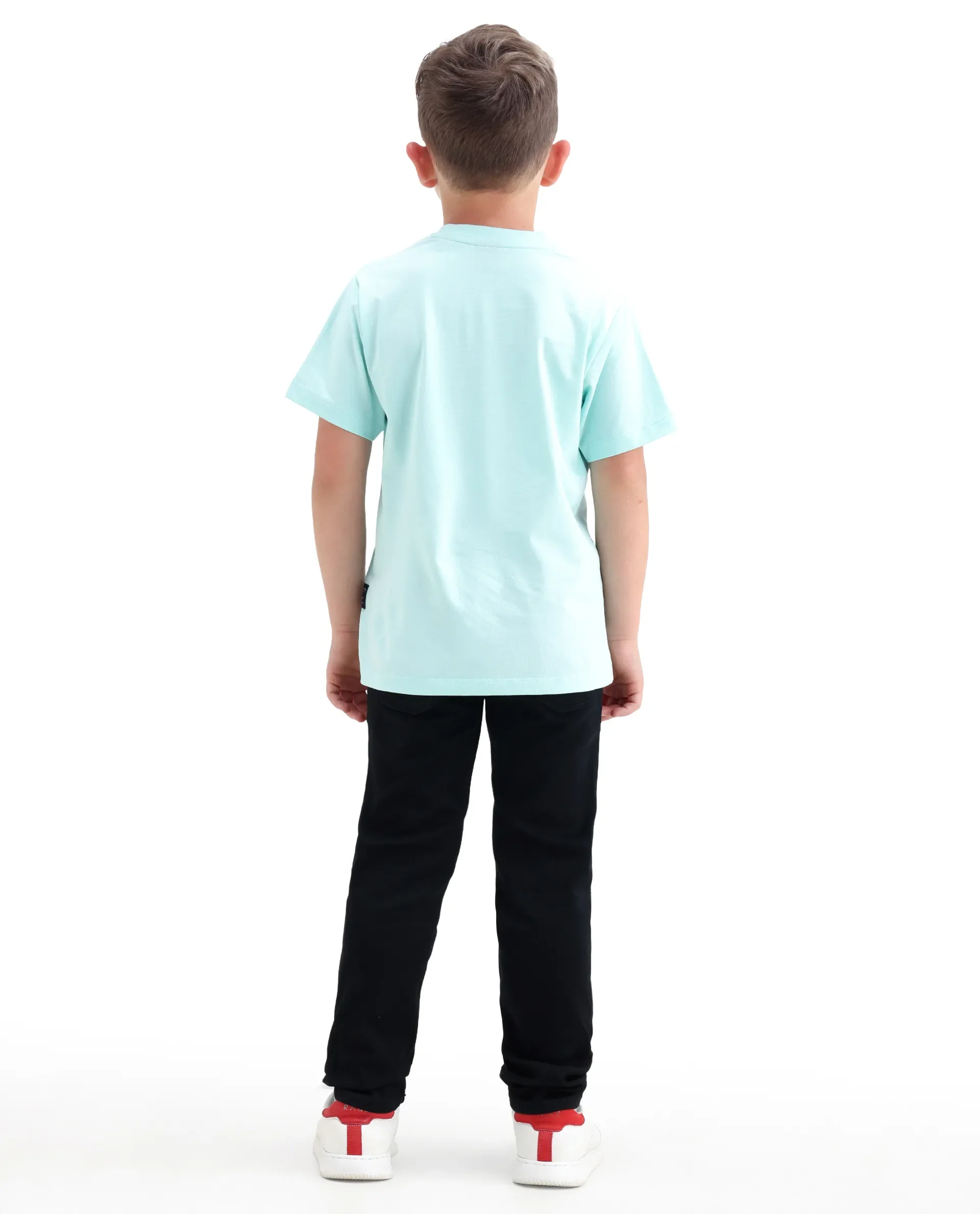 Rare Ones Kids Holt Black Cotton Blend Fabric Drawstring Closure Slim Fit Jeans - Image 8